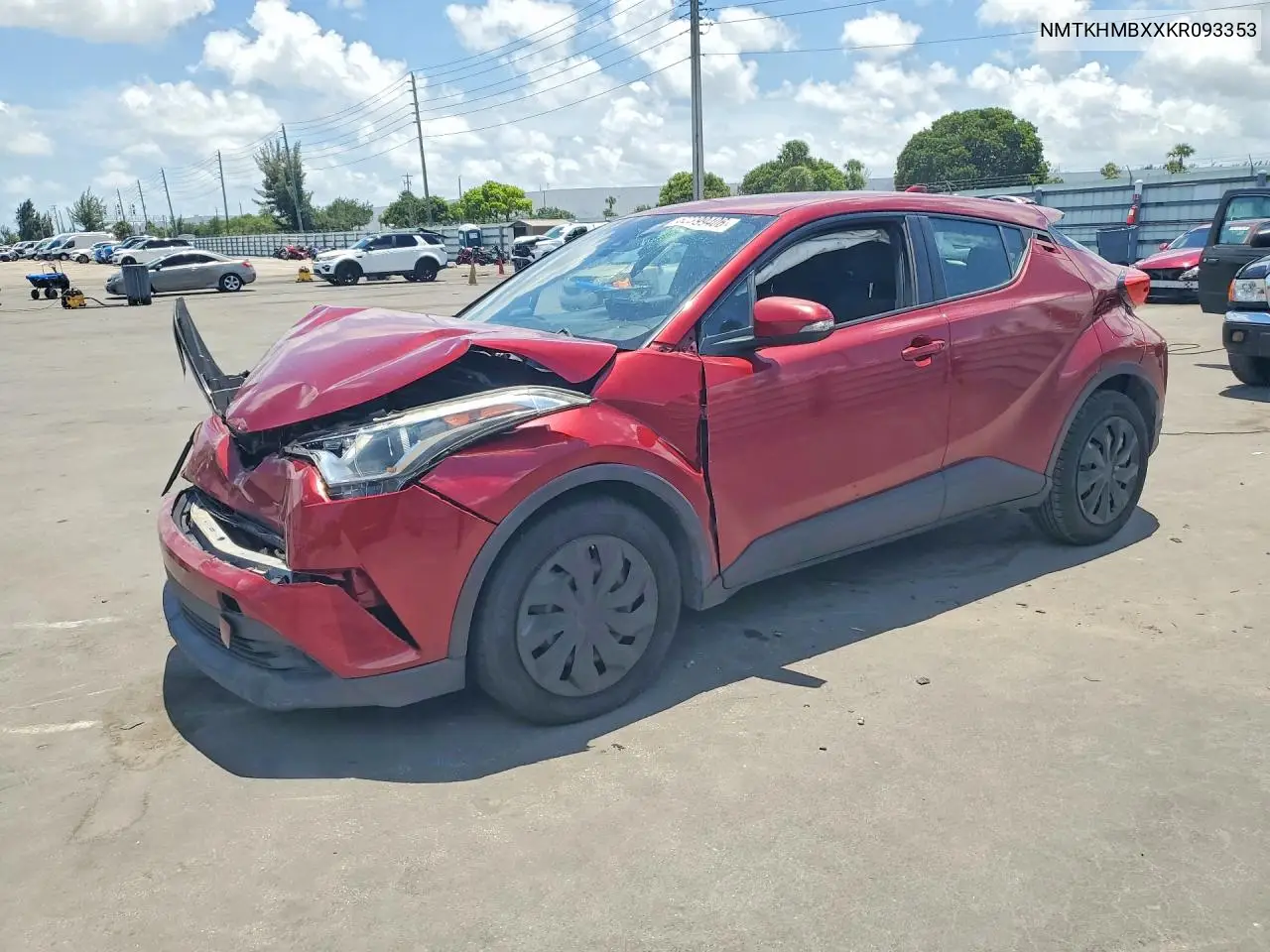 2019 Toyota C-Hr Le VIN: NMTKHMBXXKR093353 Lot: 62399406