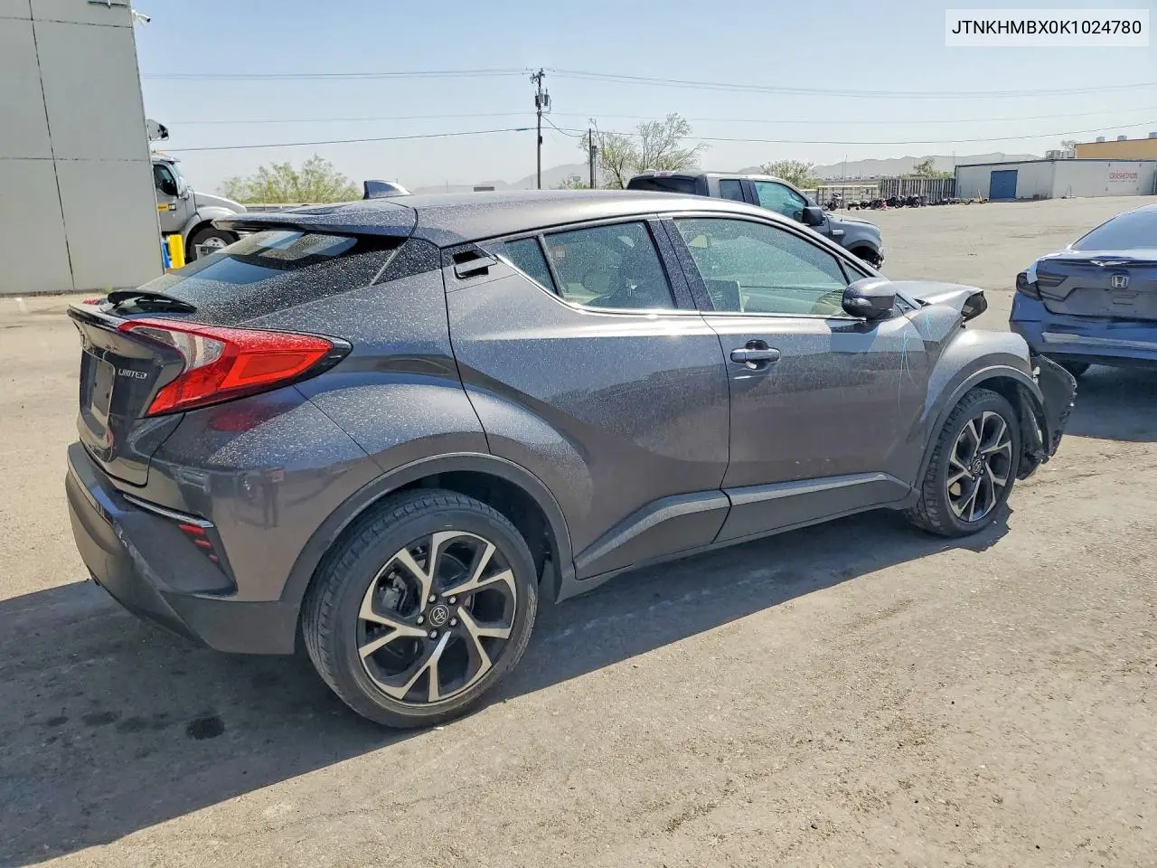 2019 Toyota C-Hr Limited VIN: JTNKHMBX0K1024780 Lot: 85620775