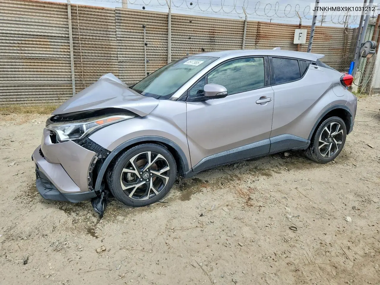 2019 Toyota C-Hr Xle VIN: JTNKHMBX9K1031212 Lot: 85977985