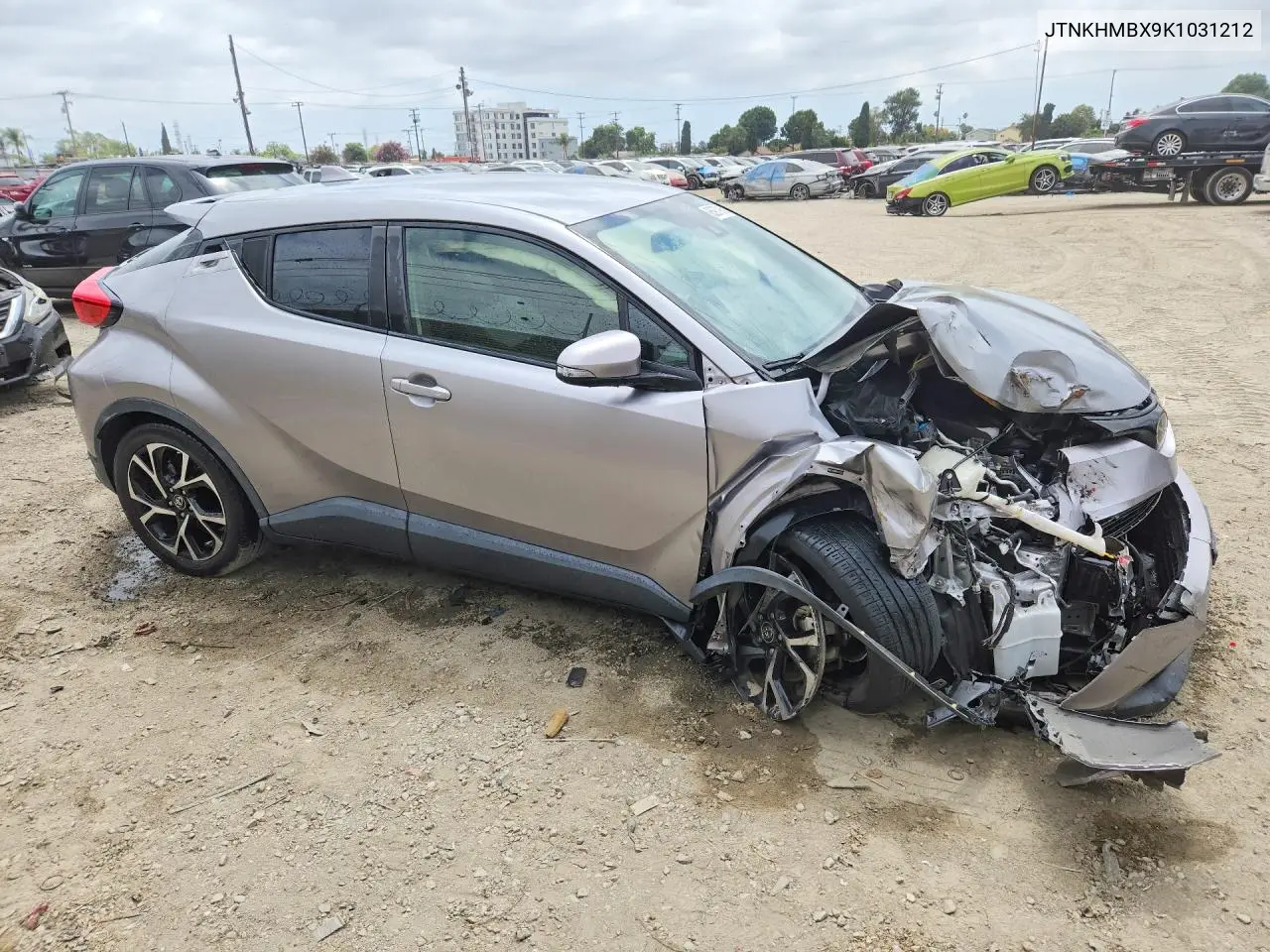 2019 Toyota C-Hr Xle VIN: JTNKHMBX9K1031212 Lot: 85977985