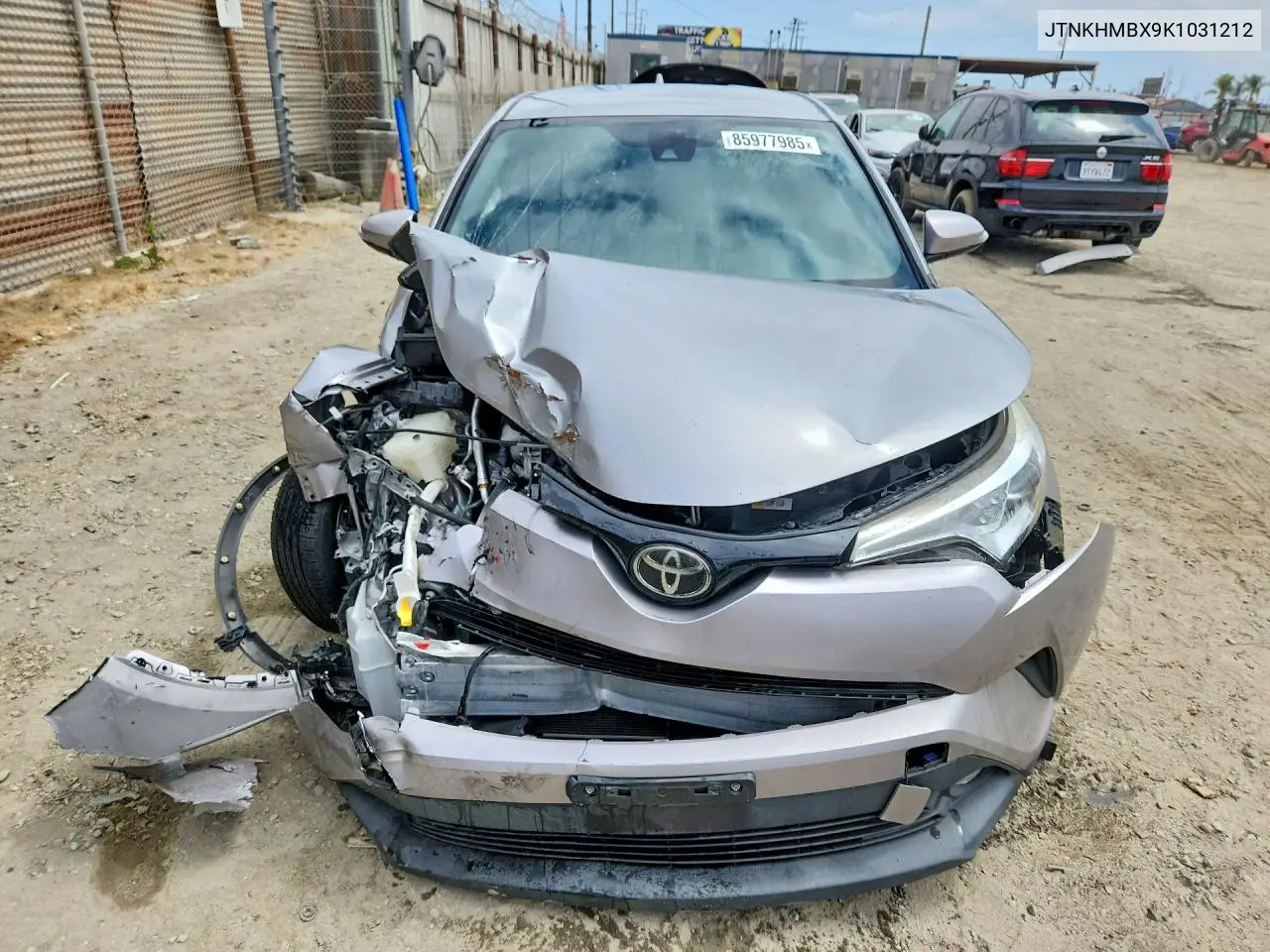 2019 Toyota C-Hr Xle VIN: JTNKHMBX9K1031212 Lot: 85977985