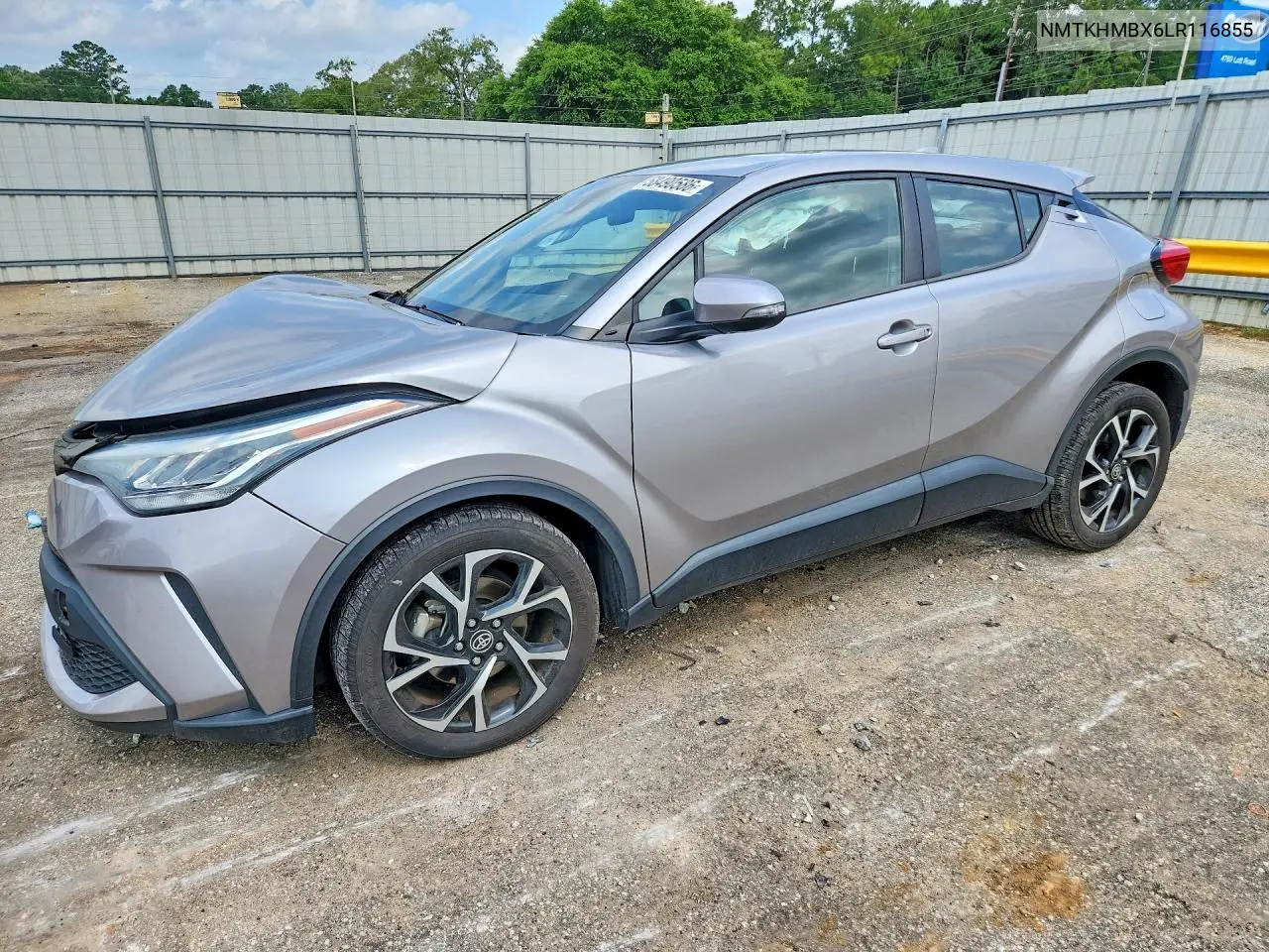 2020 Toyota C-Hr Xle VIN: NMTKHMBX6LR116855 Lot: 58490586