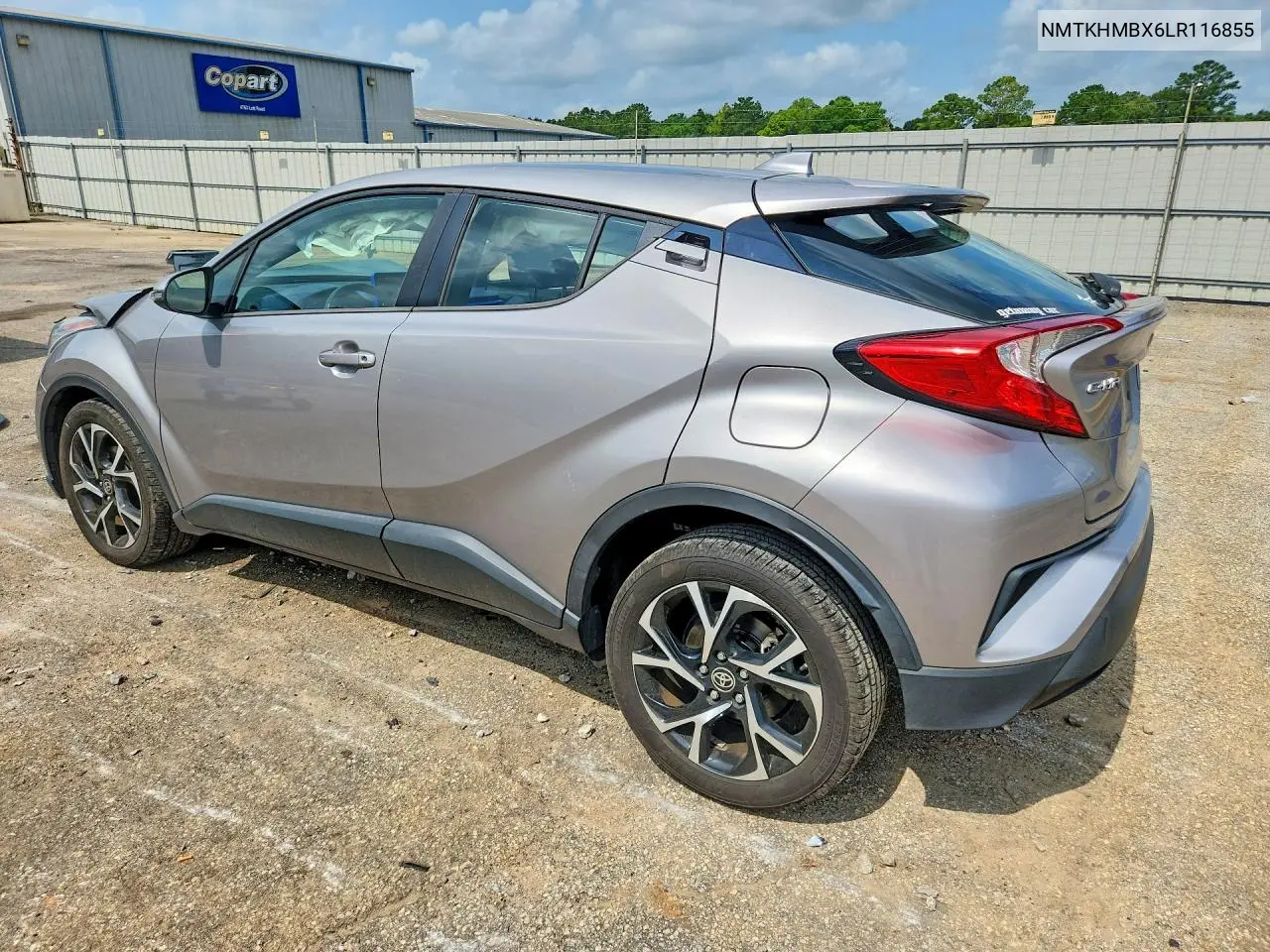2020 Toyota C-Hr Xle VIN: NMTKHMBX6LR116855 Lot: 58490586