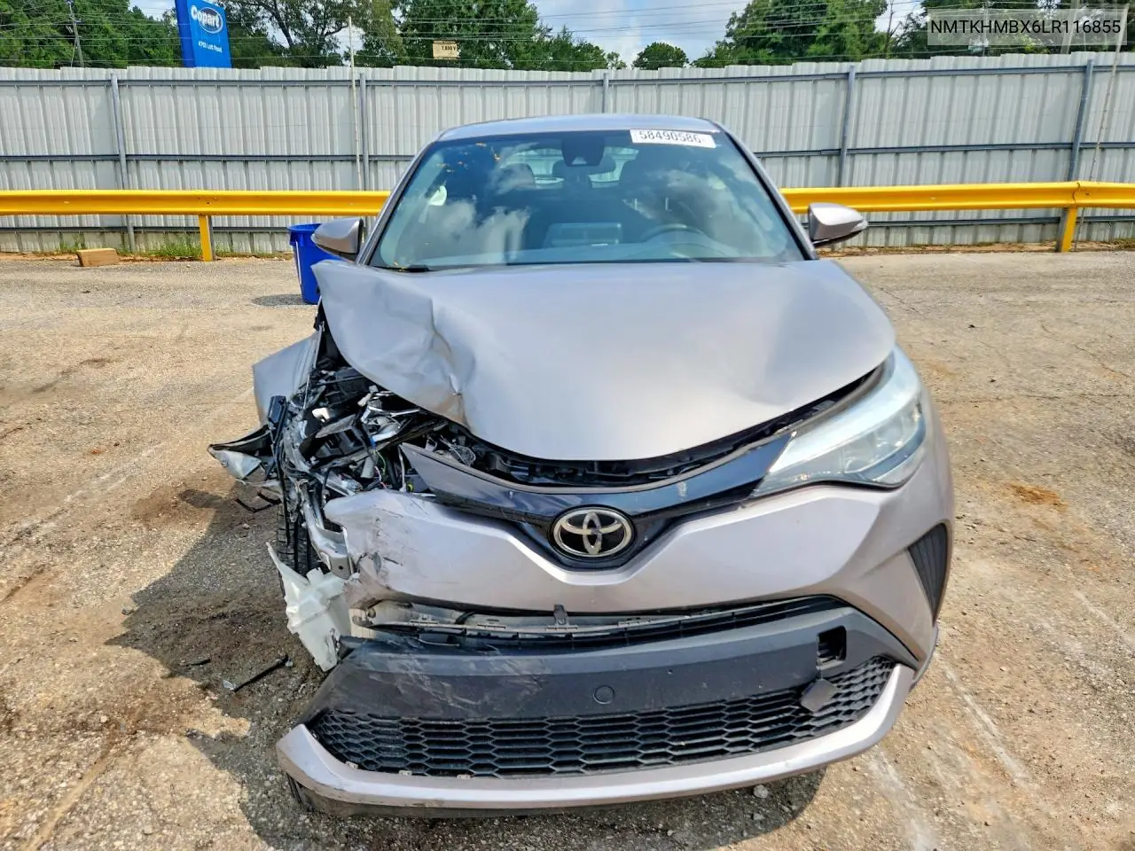 2020 Toyota C-Hr Xle VIN: NMTKHMBX6LR116855 Lot: 58490586