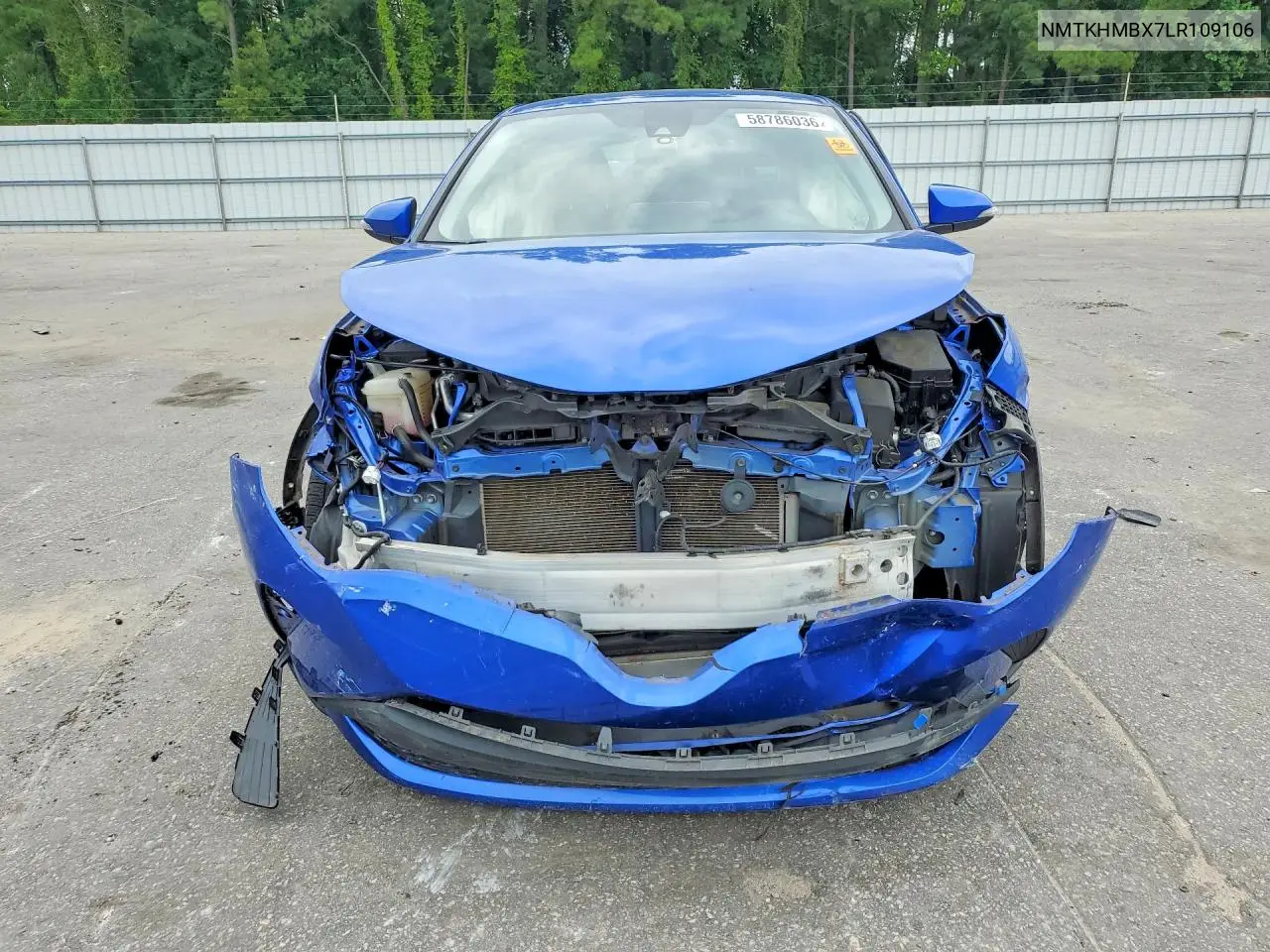 2020 Toyota C-Hr Le VIN: NMTKHMBX7LR109106 Lot: 58786036