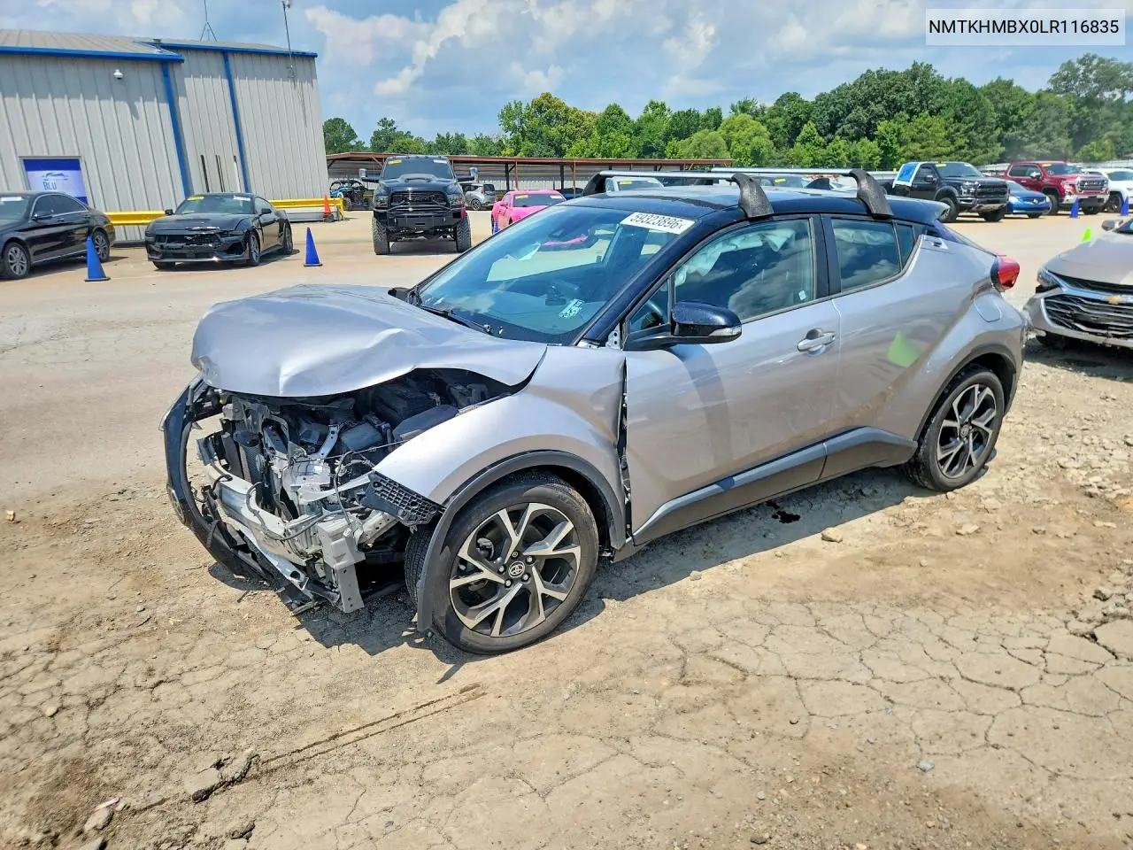 2020 Toyota C-Hr Xle VIN: NMTKHMBX0LR116835 Lot: 59323896