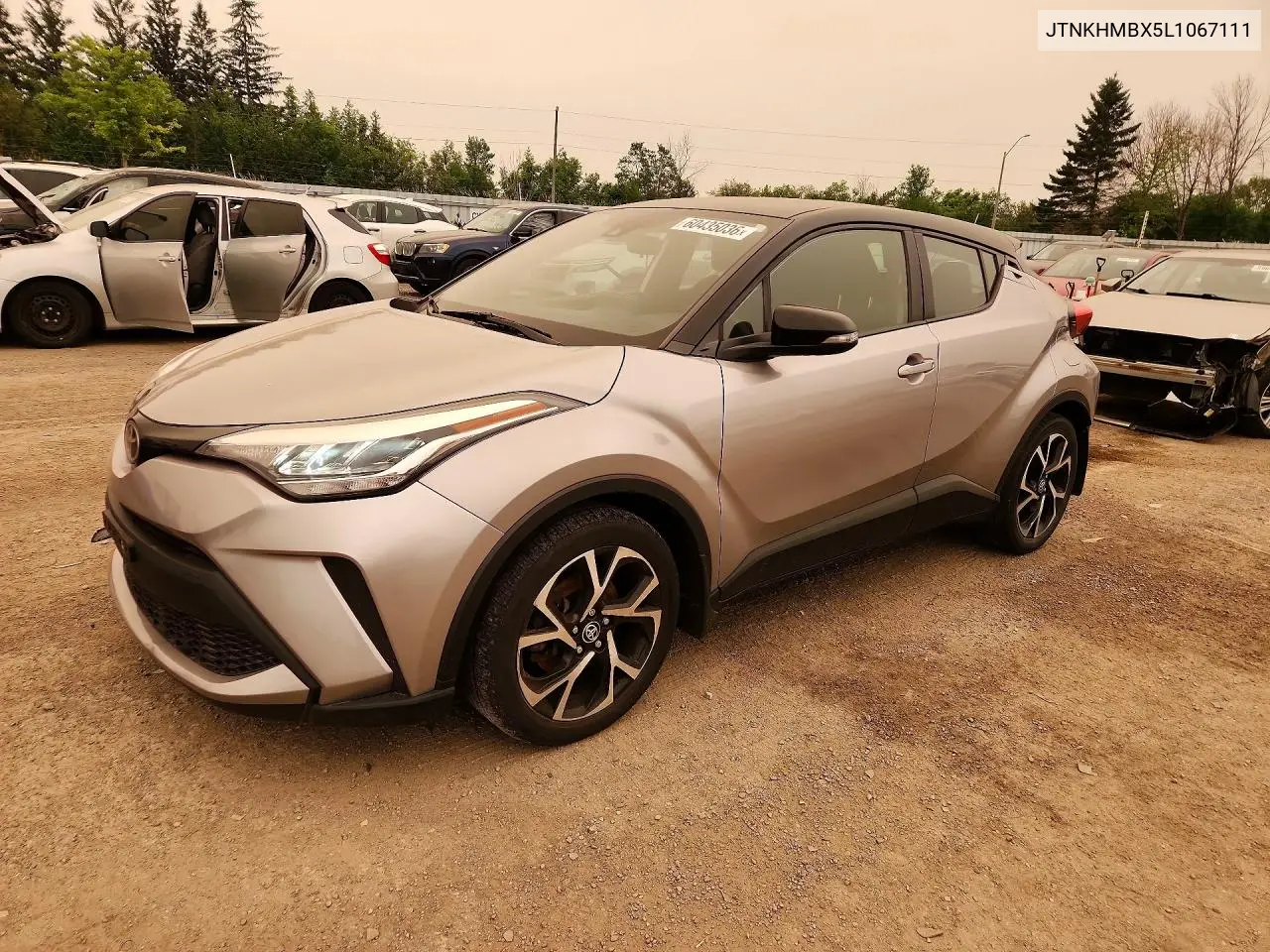 2020 Toyota C-Hr Le VIN: JTNKHMBX5L1067111 Lot: 60435036