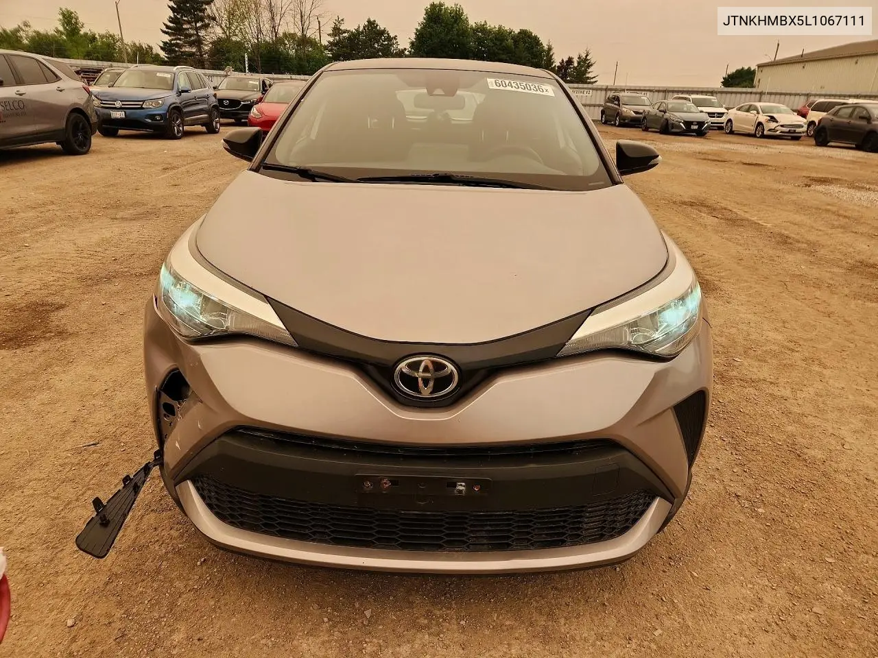 2020 Toyota C-Hr Le VIN: JTNKHMBX5L1067111 Lot: 60435036