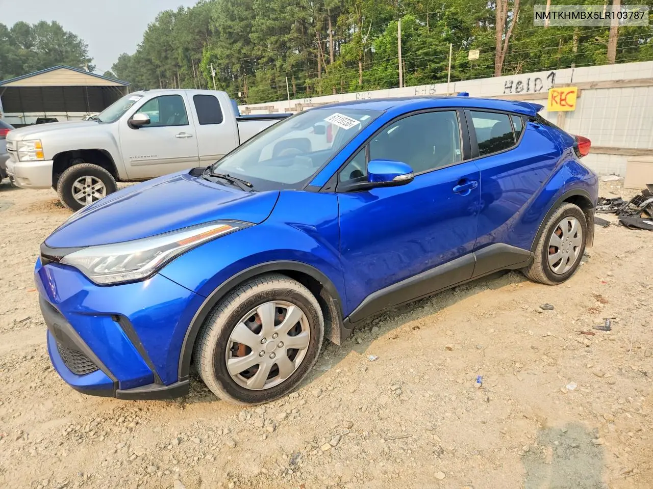 2020 Toyota C-Hr Le VIN: NMTKHMBX5LR103787 Lot: 61119736