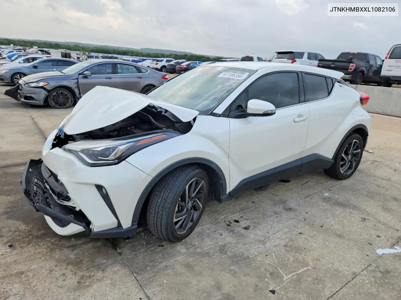 2020 Toyota C-Hr Limited VIN: JTNKHMBXXL1082106 Lot: 61186366