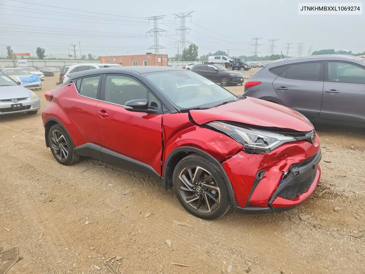 2020 Toyota C-Hr Limited VIN: JTNKHMBXXL1069274 Lot: 61447696