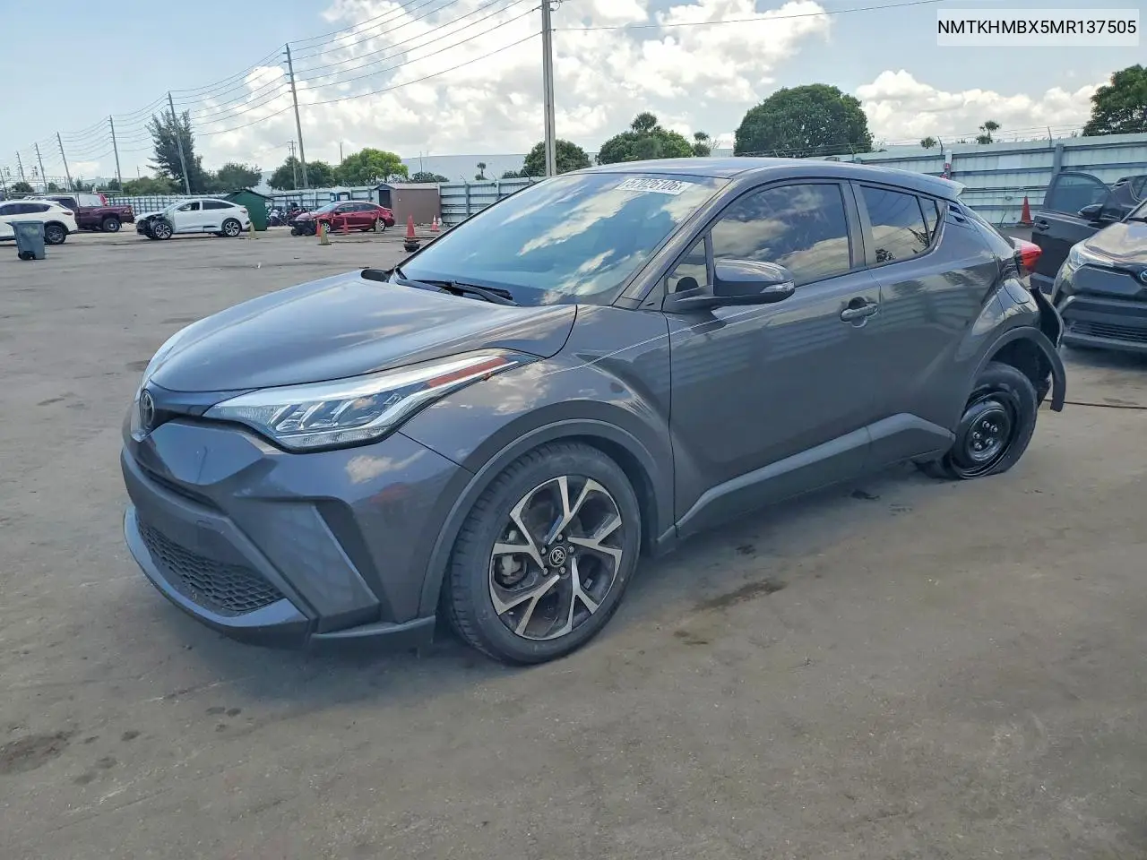 2021 Toyota C-Hr Xle VIN: NMTKHMBX5MR137505 Lot: 57026106