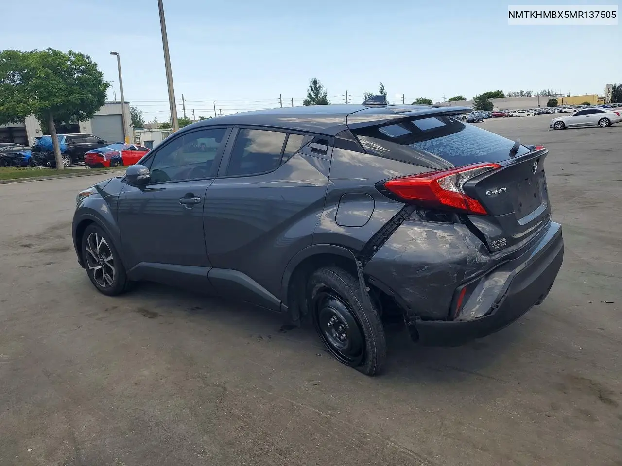 2021 Toyota C-Hr Xle VIN: NMTKHMBX5MR137505 Lot: 57026106
