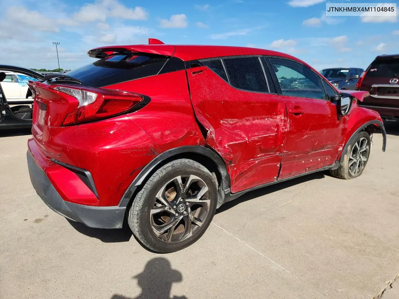 2021 Toyota C-Hr Le VIN: JTNKHMBX4M1104845 Lot: 57525706