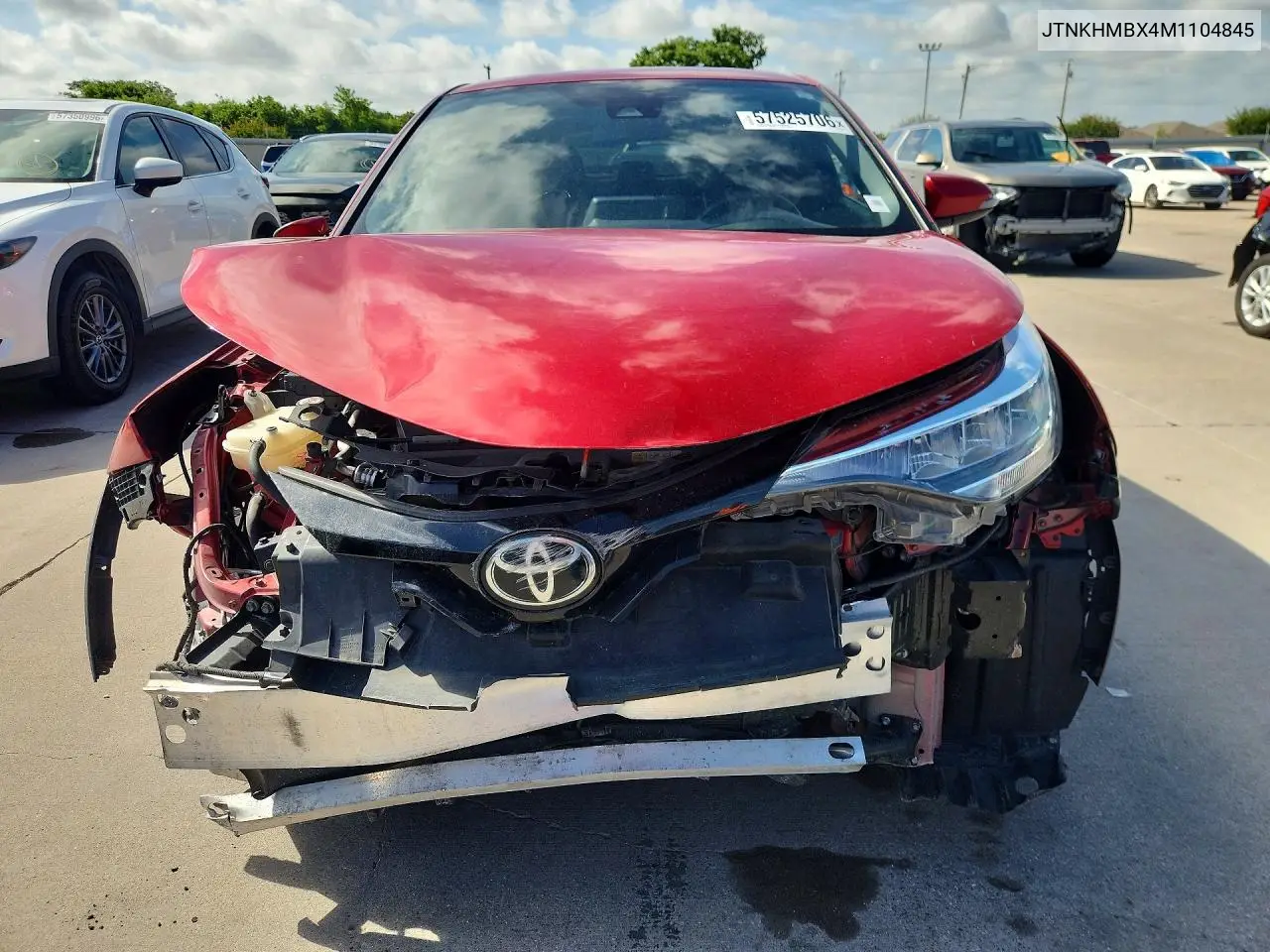 2021 Toyota C-Hr Le VIN: JTNKHMBX4M1104845 Lot: 57525706