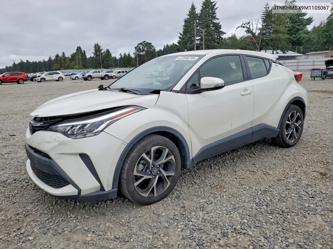 2021 Toyota C-Hr Xle VIN: JTNKHMBX9M1105067 Lot: 57595236