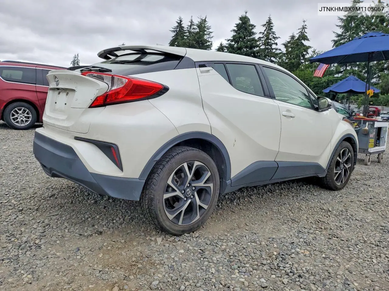 2021 Toyota C-Hr Xle VIN: JTNKHMBX9M1105067 Lot: 57595236
