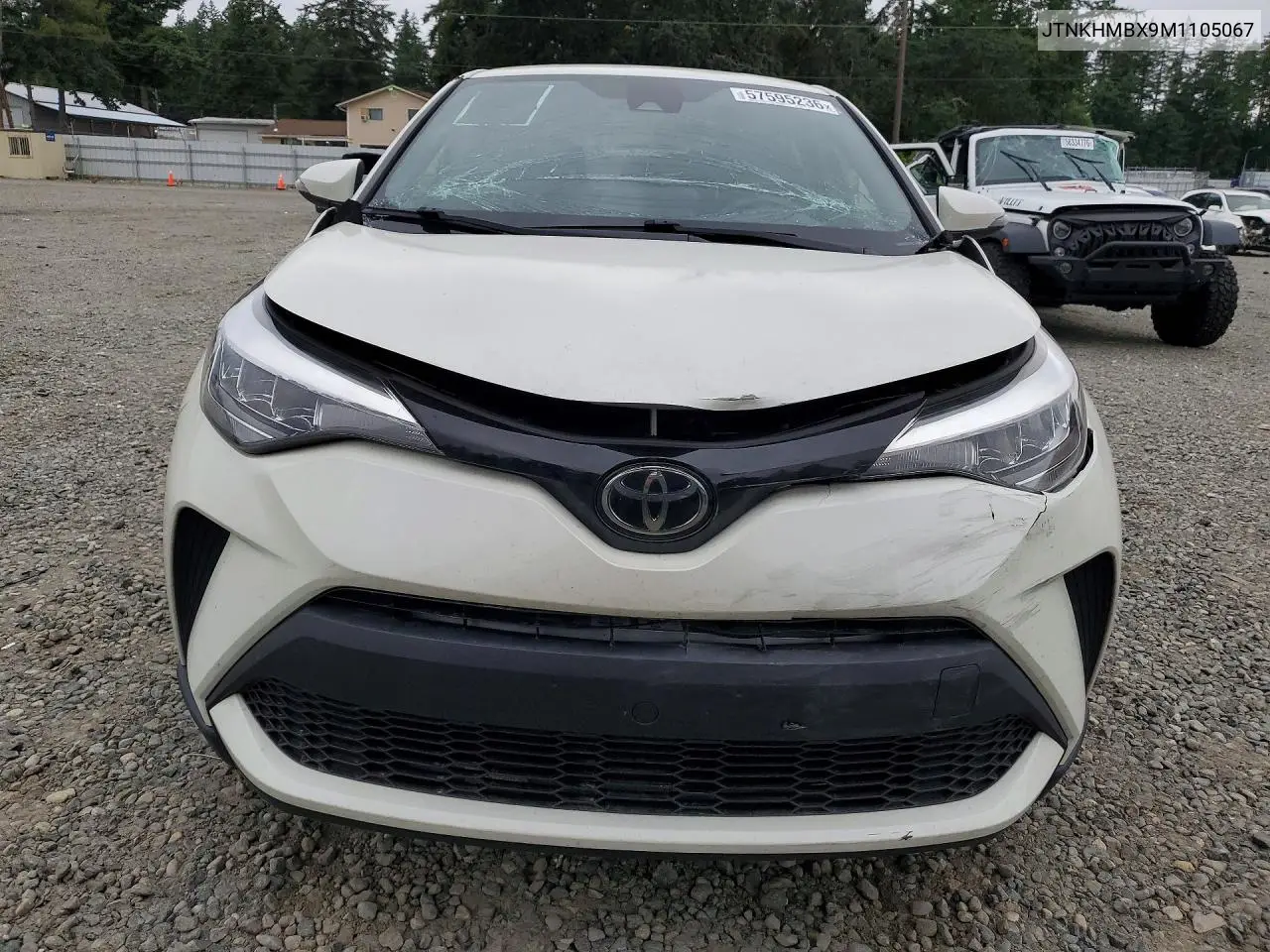 2021 Toyota C-Hr Xle VIN: JTNKHMBX9M1105067 Lot: 57595236