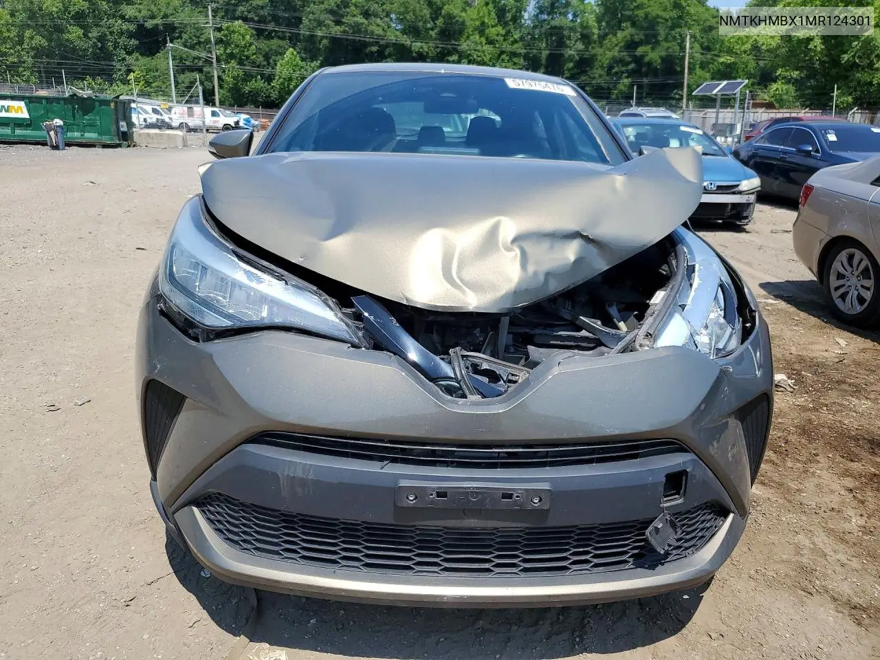 2021 Toyota C-Hr Xle VIN: NMTKHMBX1MR124301 Lot: 57975476