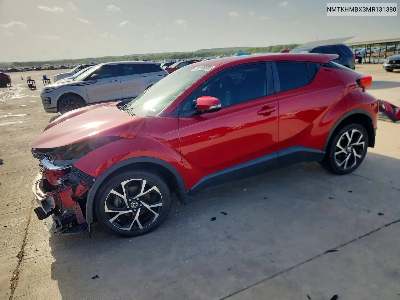 2021 Toyota C-Hr Xle VIN: NMTKHMBX3MR131380 Lot: 59106236
