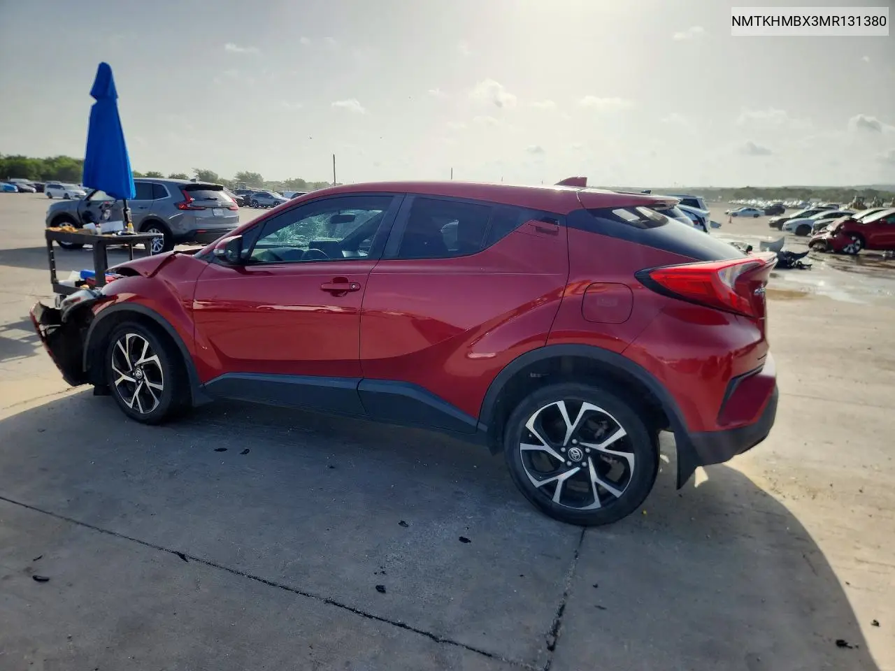 2021 Toyota C-Hr Xle VIN: NMTKHMBX3MR131380 Lot: 59106236