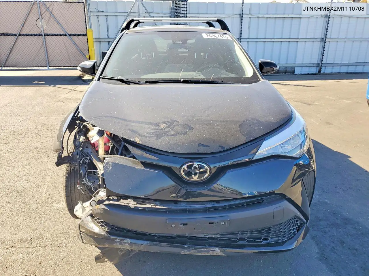 2021 Toyota C-Hr Le VIN: JTNKHMBX2M1110708 Lot: 60067476