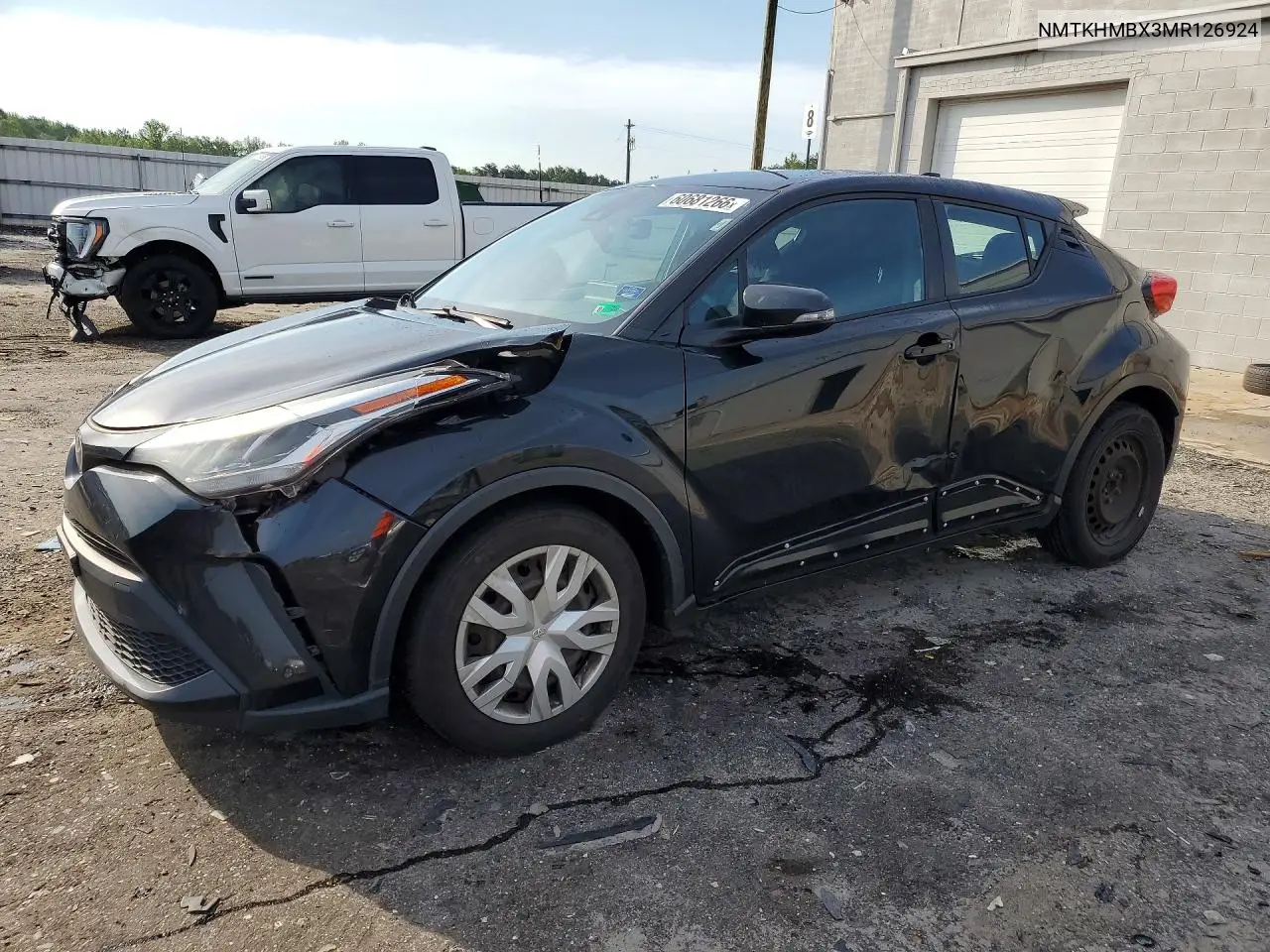 2021 Toyota C-Hr Le VIN: NMTKHMBX3MR126924 Lot: 60681266