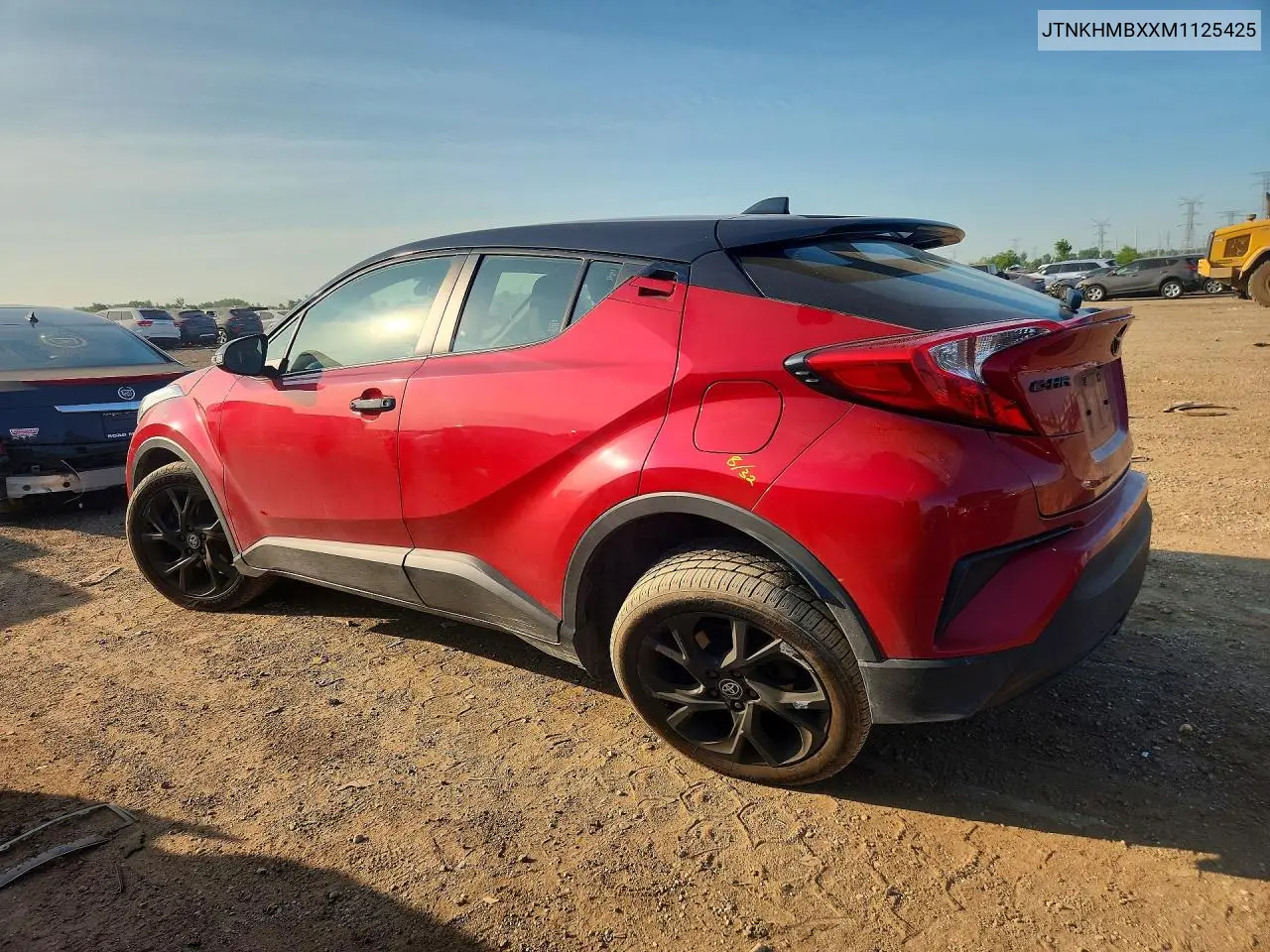 2021 Toyota C-Hr Nightshade VIN: JTNKHMBXXM1125425 Lot: 60853616