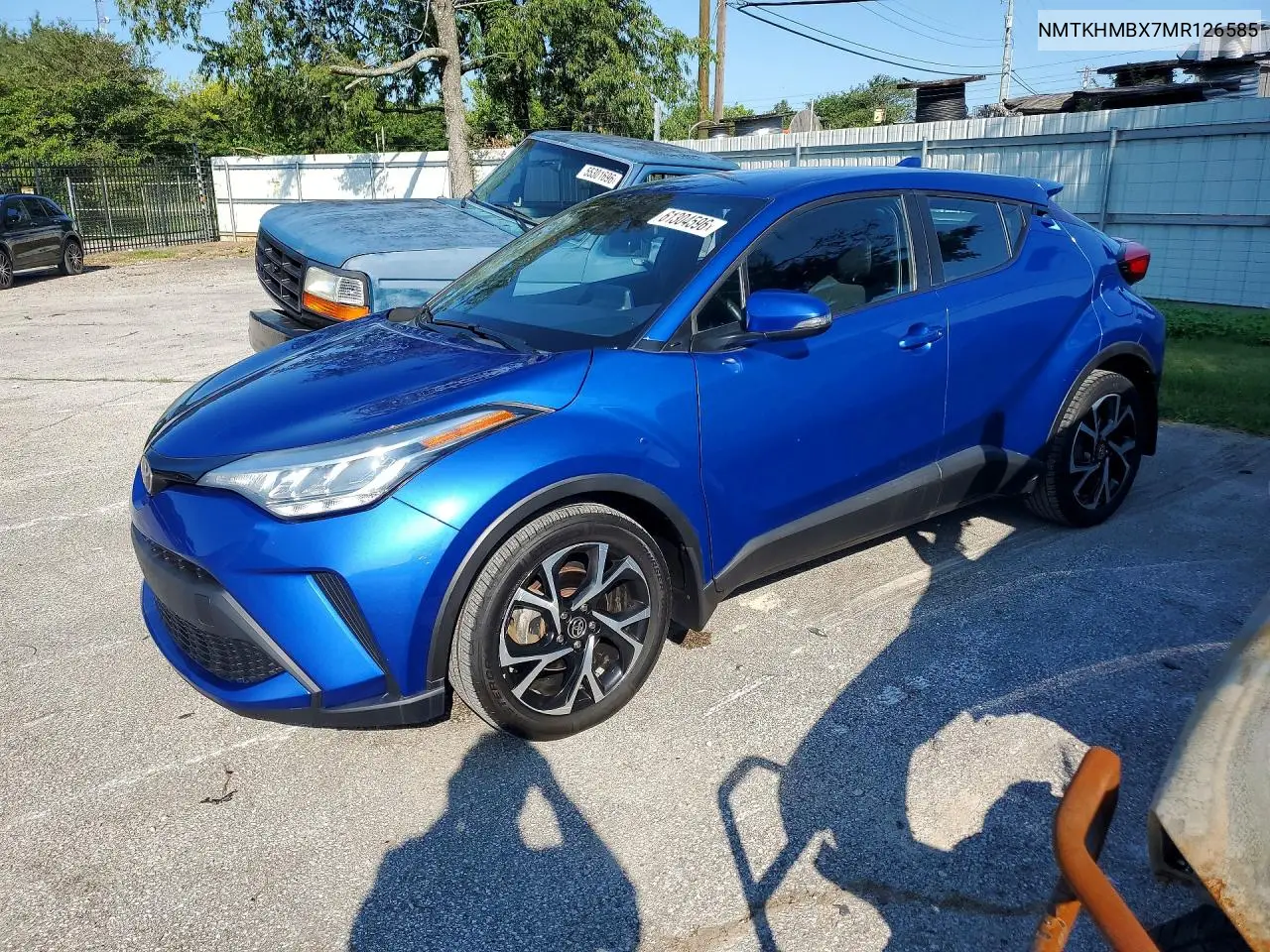 2021 Toyota C-Hr Xle VIN: NMTKHMBX7MR126585 Lot: 61304596