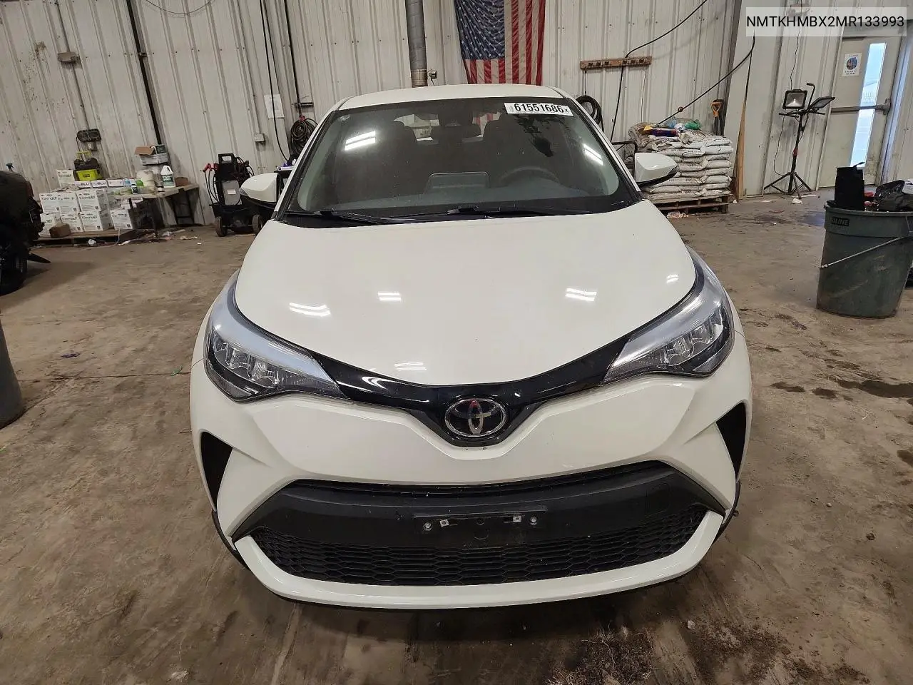 2021 Toyota C-Hr Le VIN: NMTKHMBX2MR133993 Lot: 61551686