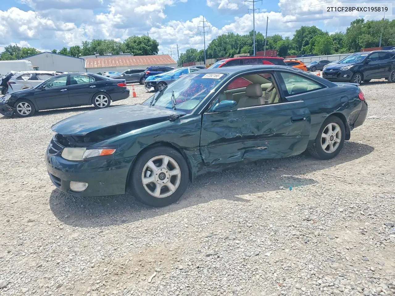 1999 Toyota Camry Solara Sle V6 VIN: 2T1CF28P4XC195819 Lot: 57392166