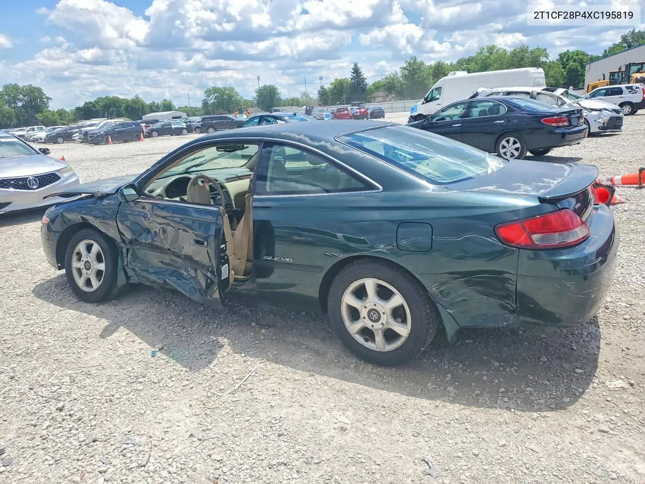 1999 Toyota Camry Solara Sle V6 VIN: 2T1CF28P4XC195819 Lot: 57392166