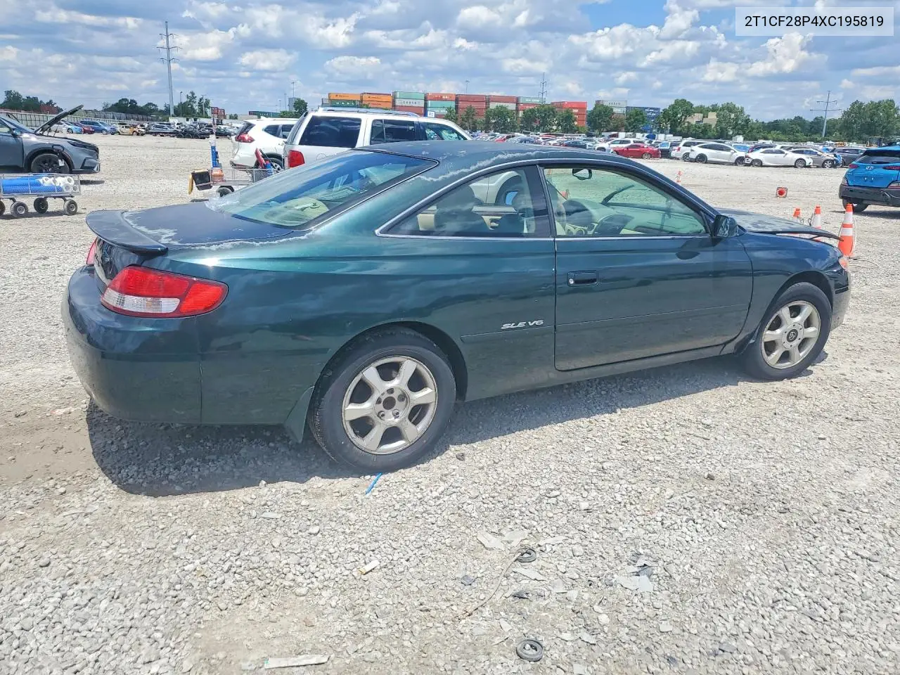1999 Toyota Camry Solara Sle V6 VIN: 2T1CF28P4XC195819 Lot: 57392166