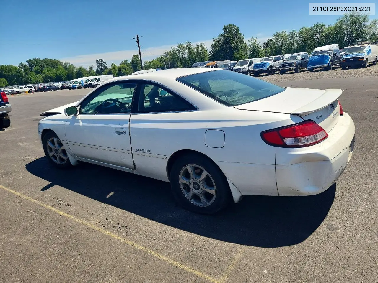 1999 Toyota Camry Solara Sle V6 VIN: 2T1CF28P3XC215221 Lot: 58285906