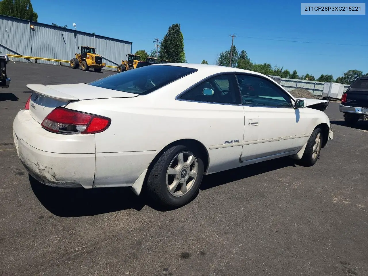 1999 Toyota Camry Solara Sle V6 VIN: 2T1CF28P3XC215221 Lot: 58285906