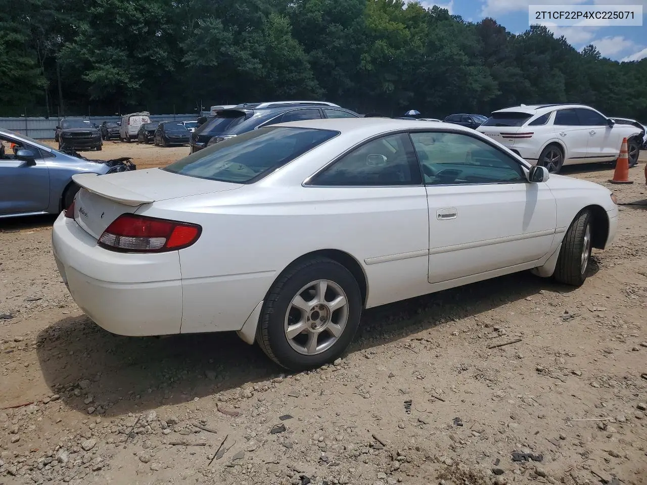 1999 Toyota Camry Solara Sle V6 VIN: 2T1CF22P4XC225071 Lot: 58736556