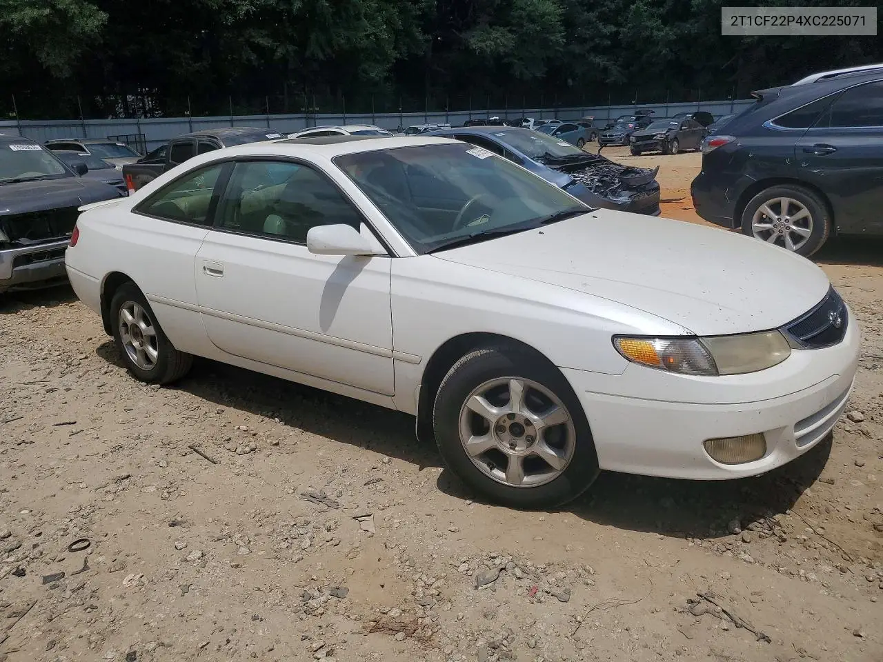 1999 Toyota Camry Solara Sle V6 VIN: 2T1CF22P4XC225071 Lot: 58736556