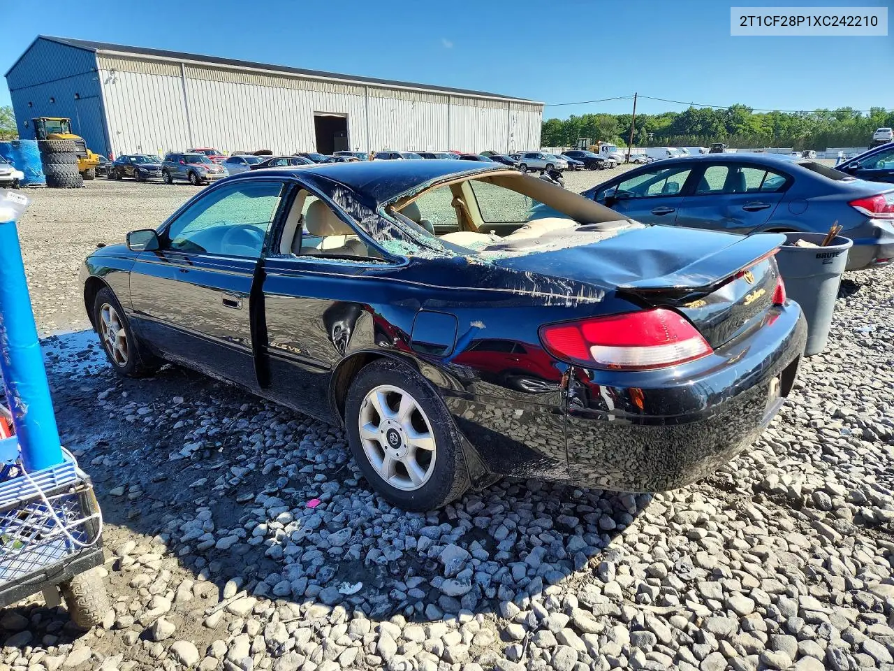 1999 Toyota Camry Solara Sle V6 VIN: 2T1CF28P1XC242210 Lot: 60268416