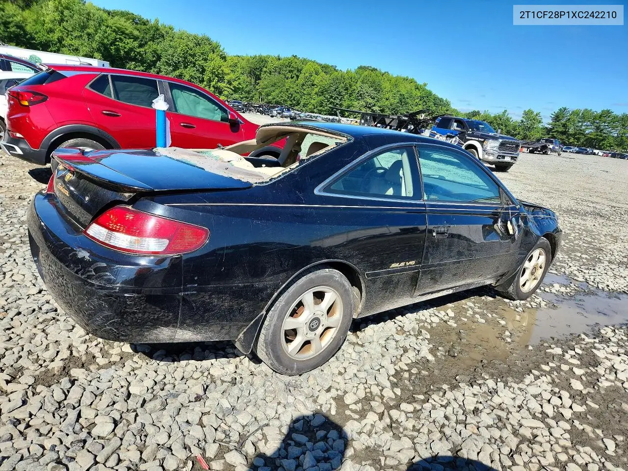 1999 Toyota Camry Solara Sle V6 VIN: 2T1CF28P1XC242210 Lot: 60268416