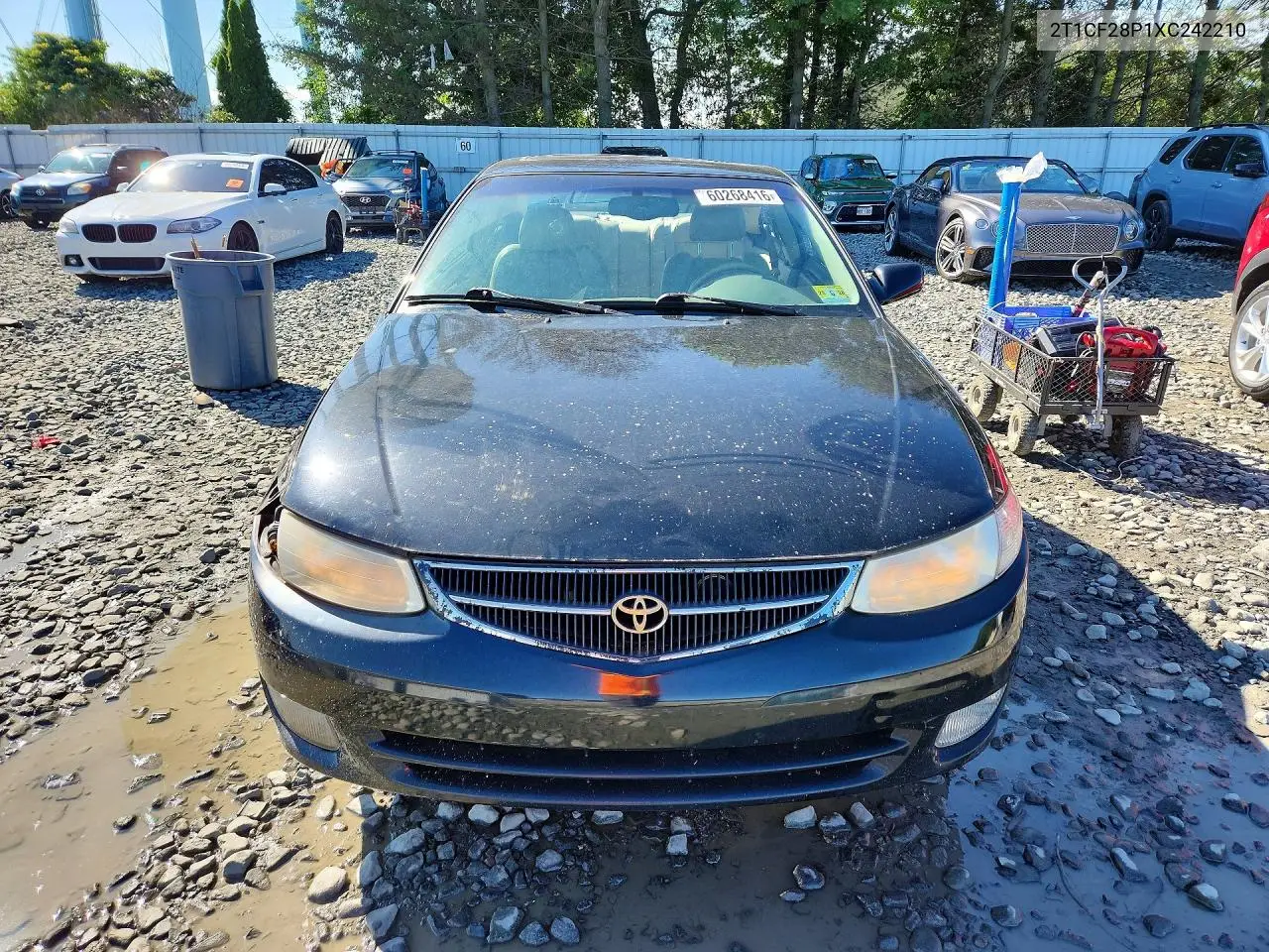 1999 Toyota Camry Solara Sle V6 VIN: 2T1CF28P1XC242210 Lot: 60268416