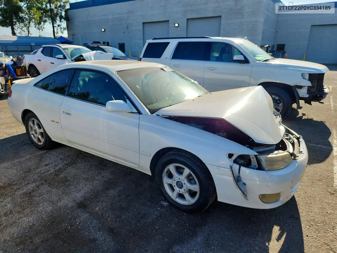 2000 Toyota Camry Solara Se V6 VIN: 2T1CF22P0YC334189 Lot: 60326546