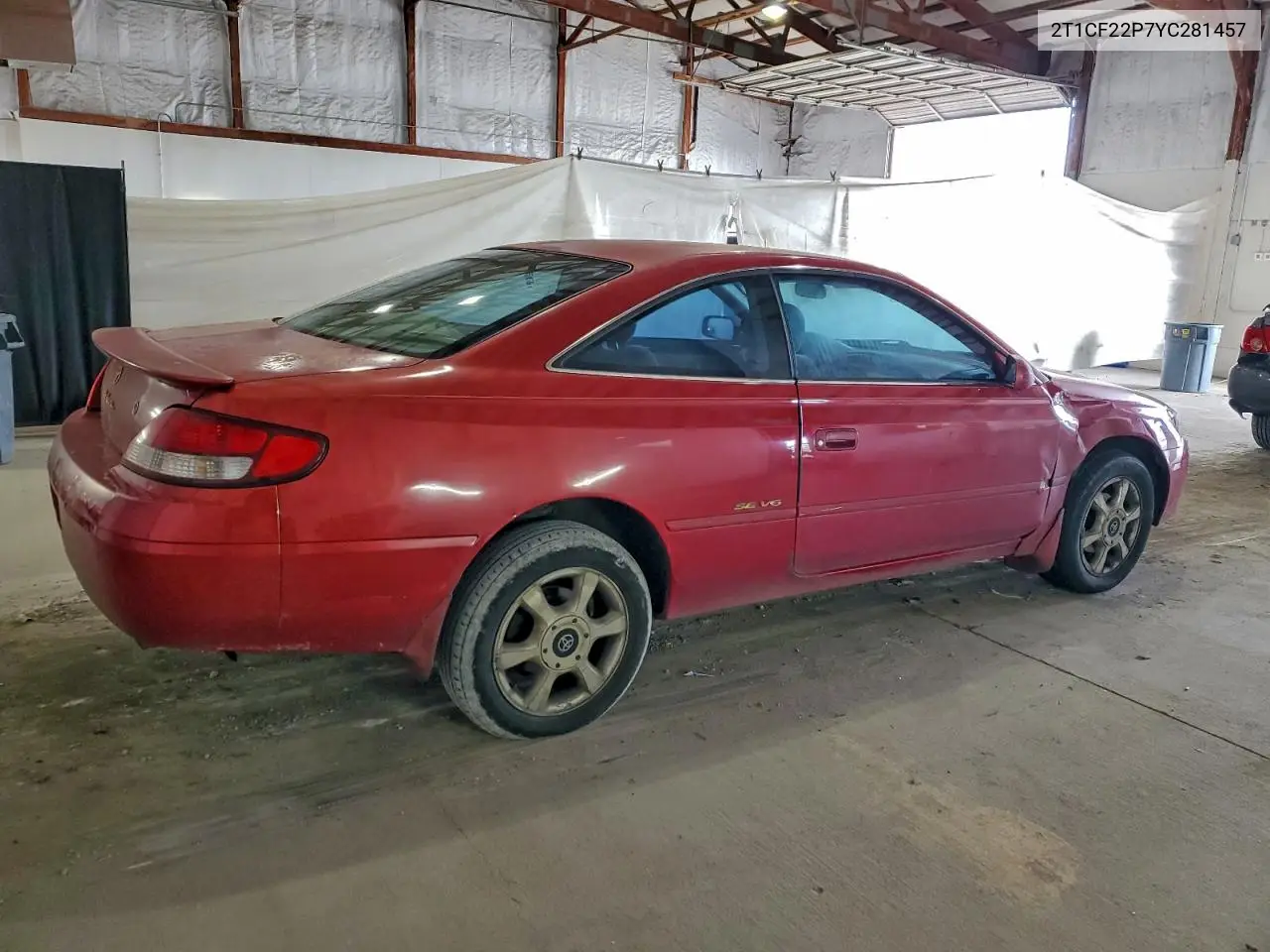 2T1CF22P7YC281457 2000 Toyota Camry Solara Se