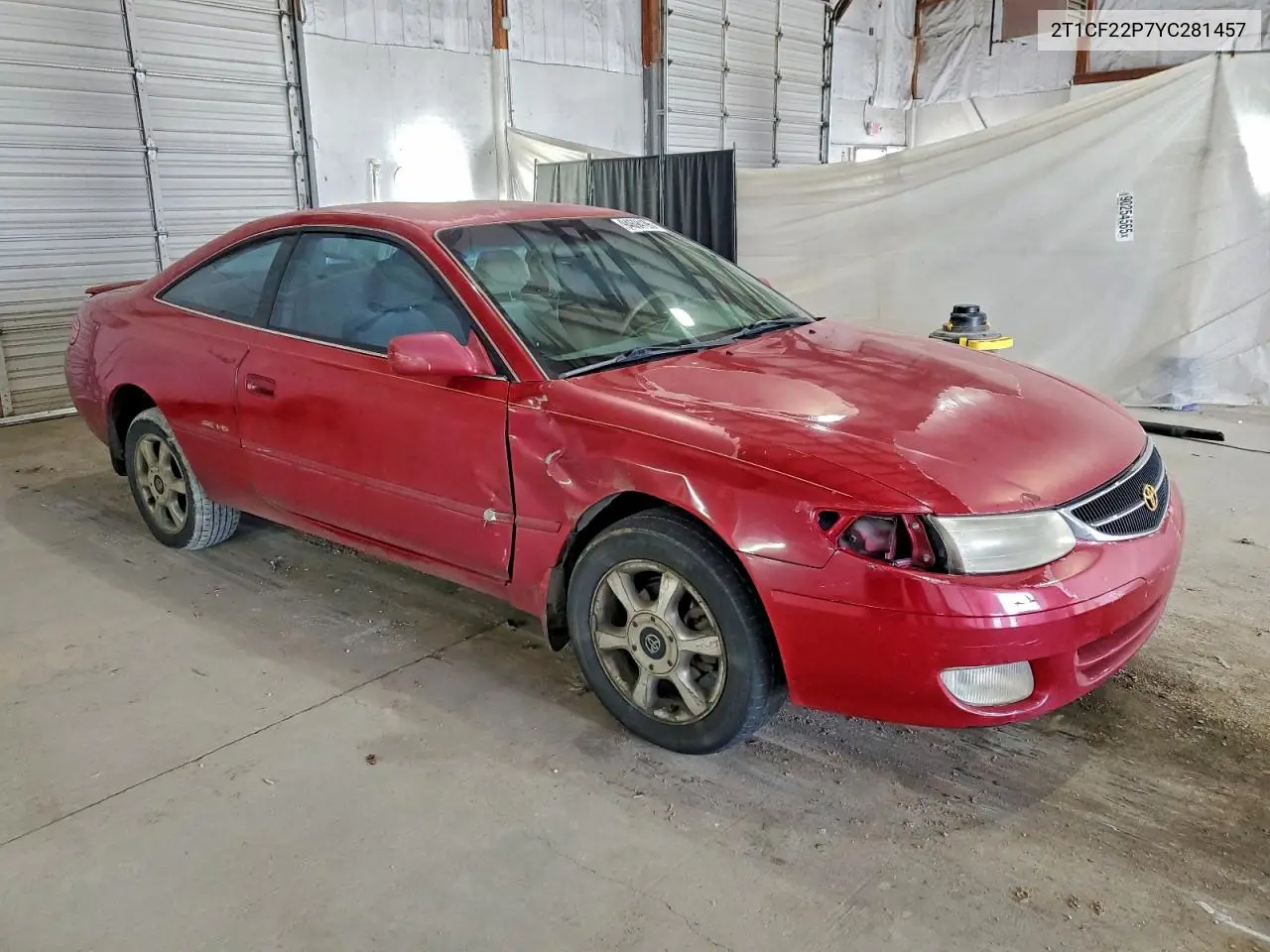 2T1CF22P7YC281457 2000 Toyota Camry Solara Se