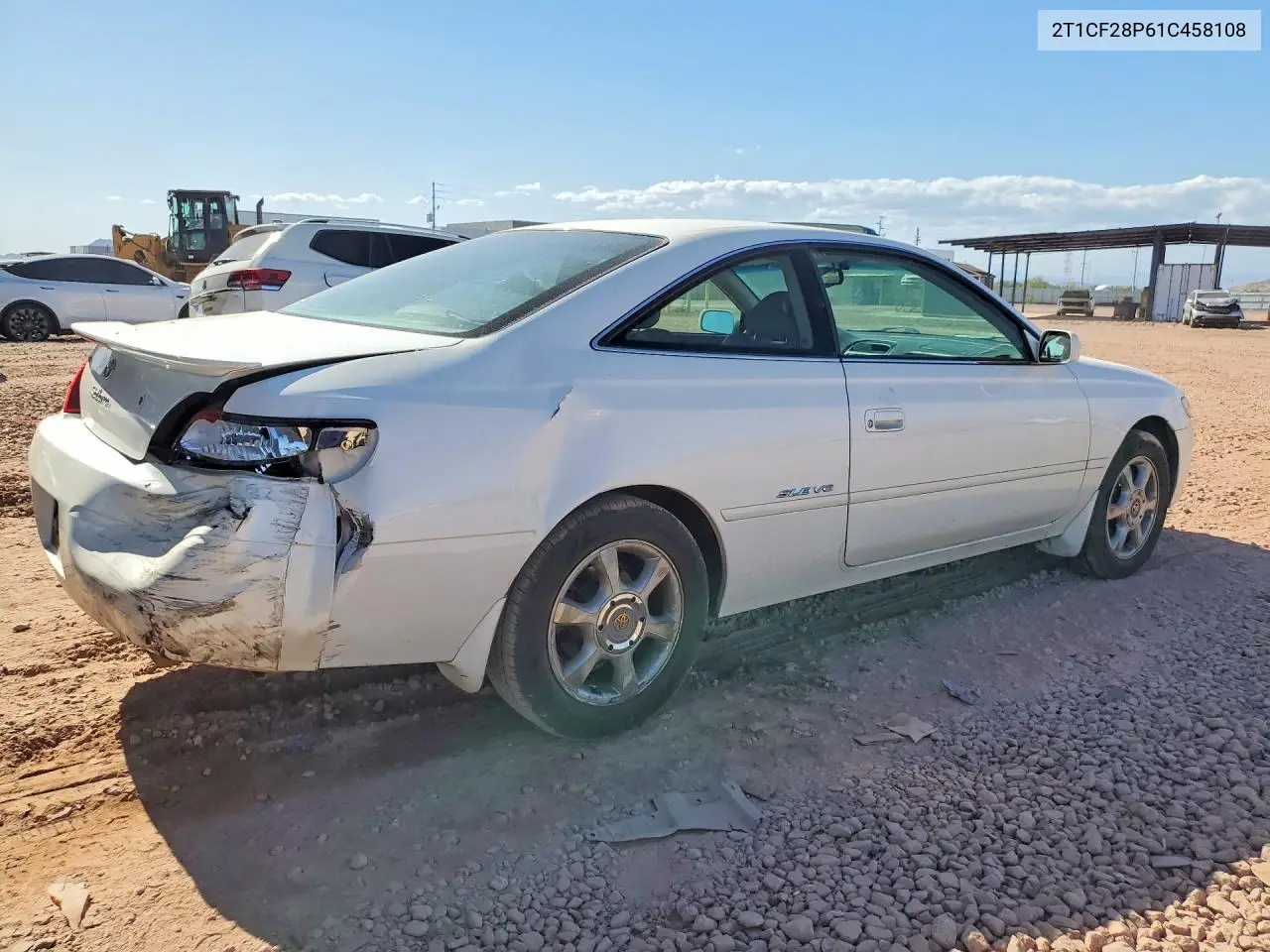 2001 Toyota Camry Solara Sle V6 VIN: 2T1CF28P61C458108 Lot: 52152386