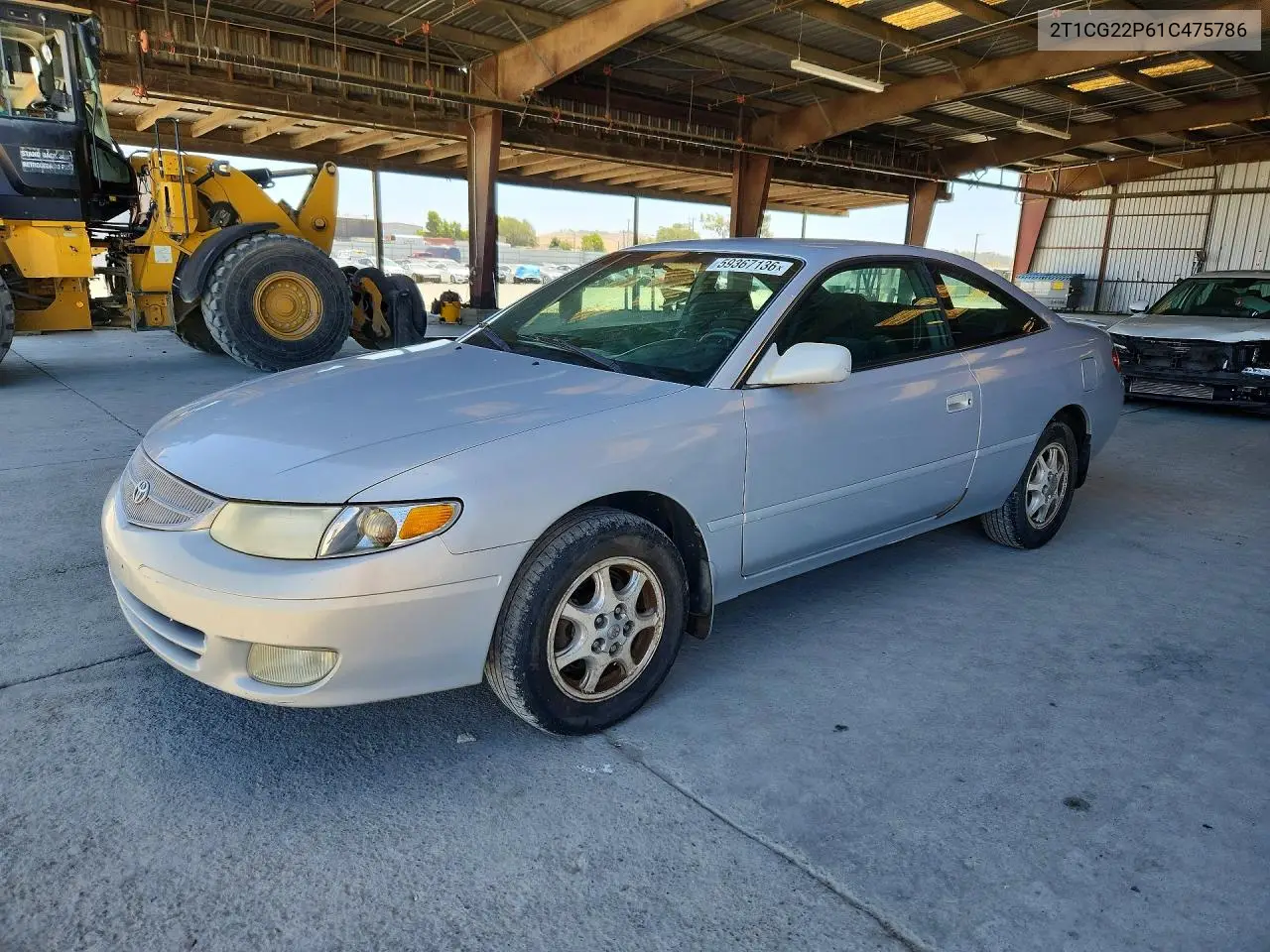 2001 Toyota Camry Solara Se VIN: 2T1CG22P61C475786 Lot: 59367136