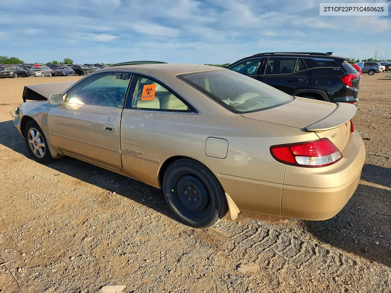 2001 Toyota Camry Solara Sle V6 VIN: 2T1CF22P71C450625 Lot: 60461296