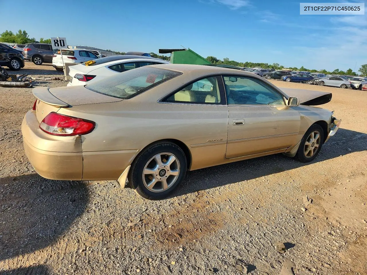 2001 Toyota Camry Solara Sle V6 VIN: 2T1CF22P71C450625 Lot: 60461296