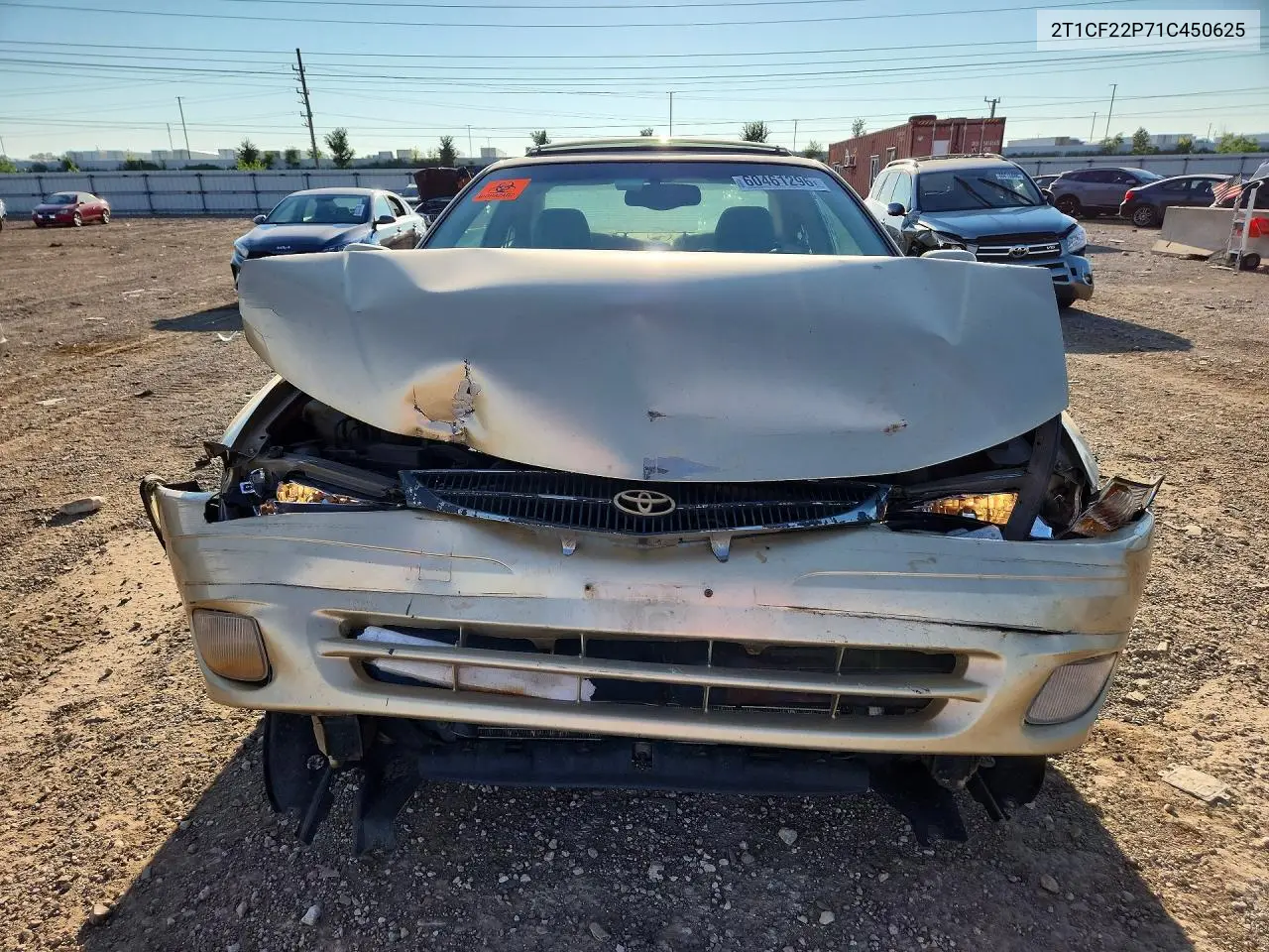 2001 Toyota Camry Solara Sle V6 VIN: 2T1CF22P71C450625 Lot: 60461296