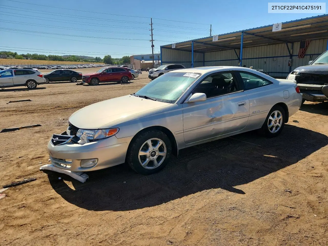 2001 Toyota Camry Solara Se V6 VIN: 2T1CF22P41C475191 Lot: 60685756
