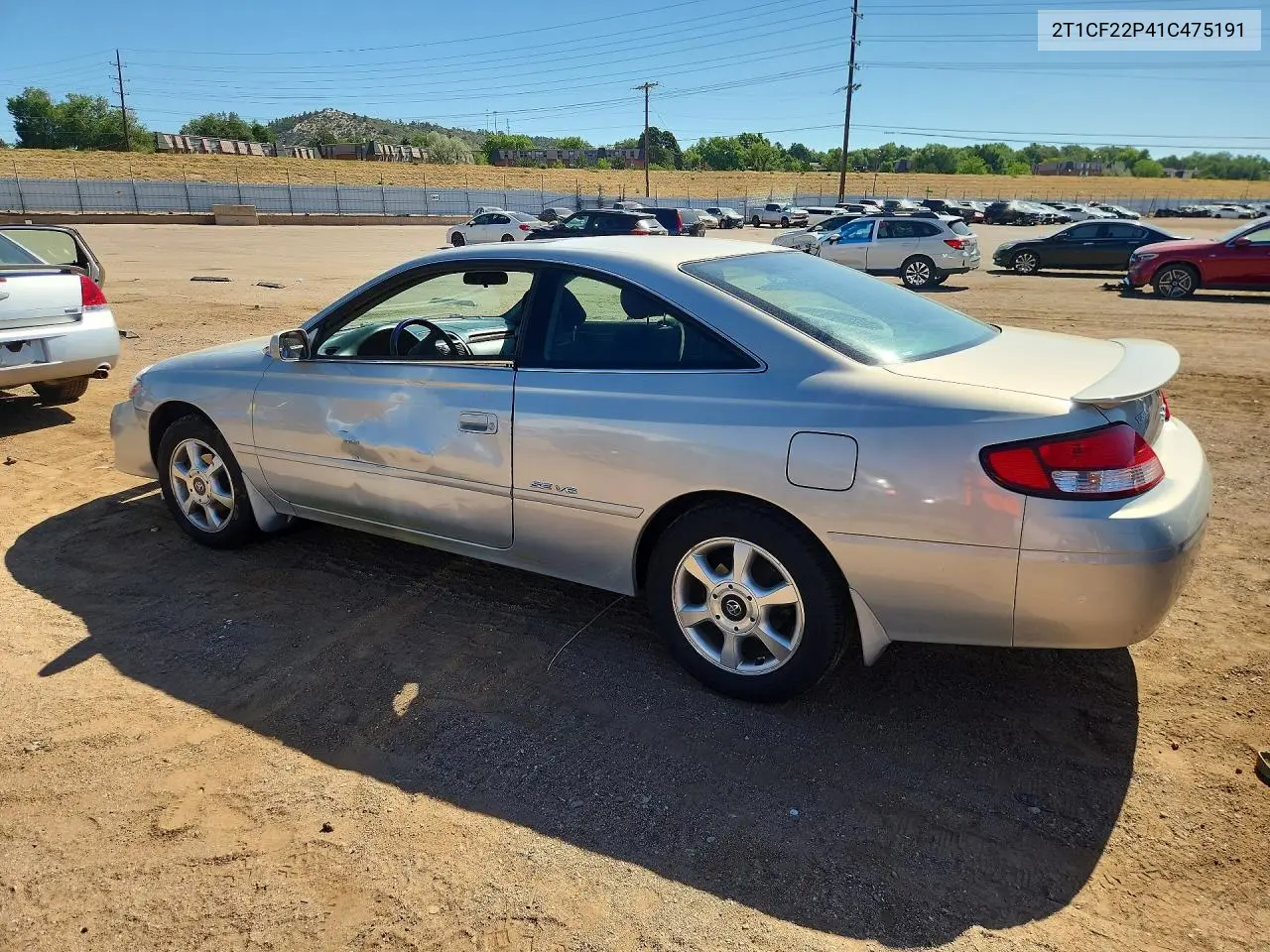 2001 Toyota Camry Solara Se V6 VIN: 2T1CF22P41C475191 Lot: 60685756